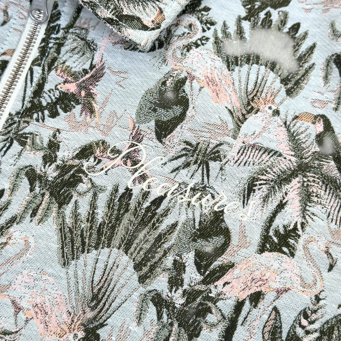 PLEASURES PARROT WORKWEAR JACKET GREY L