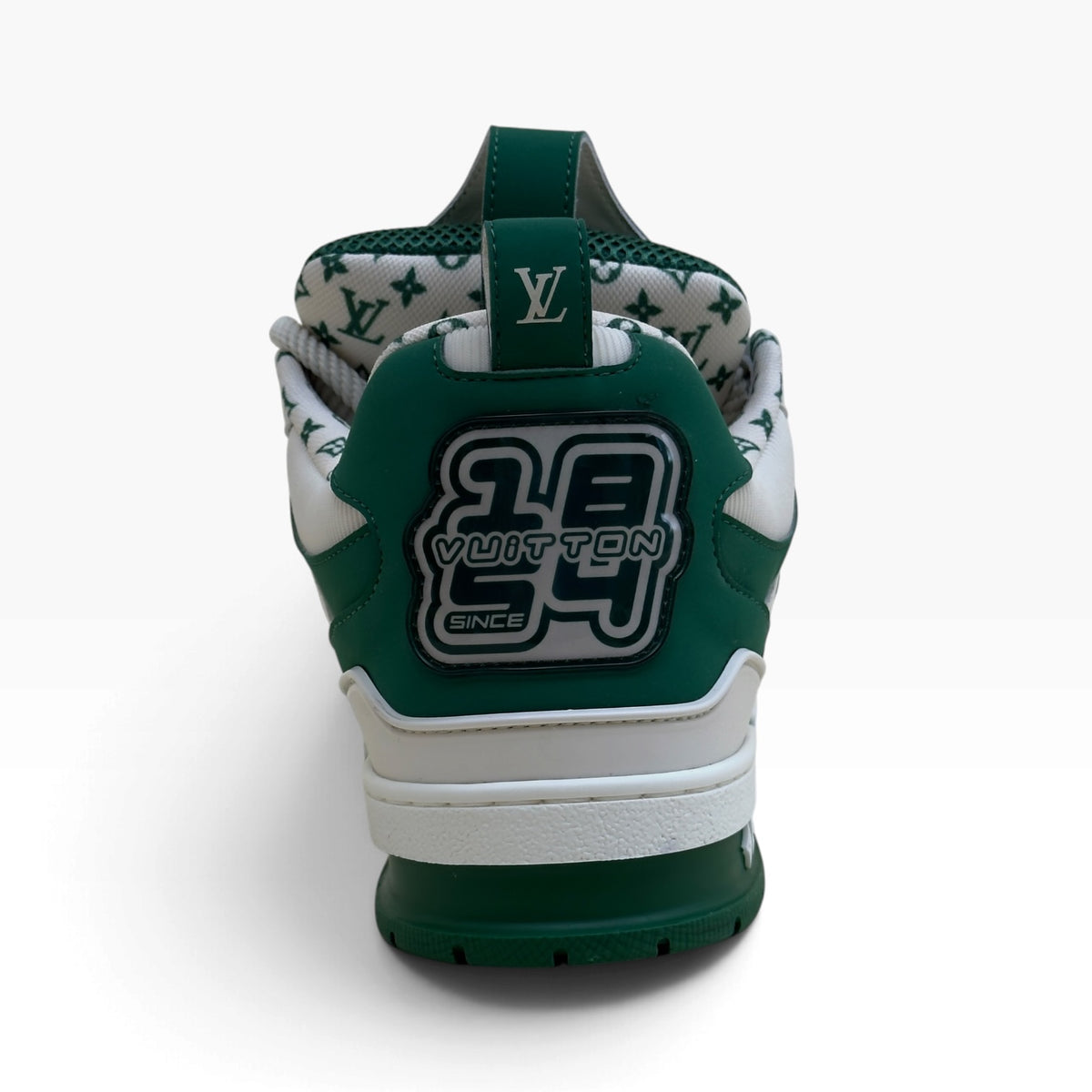LOUIS VUITTON SKATE SNEAKER GREEN / WHITE UK9.5
