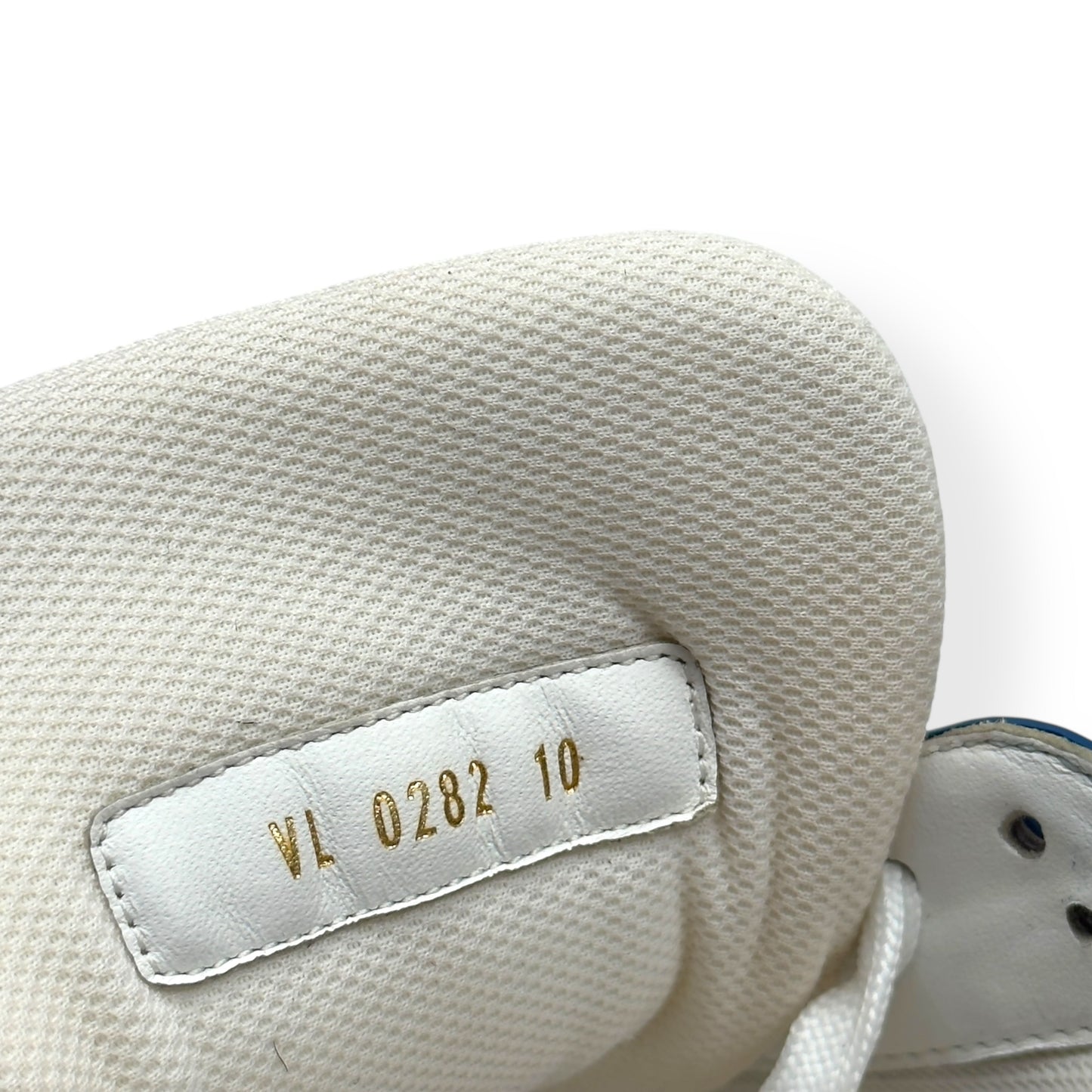 LOUIS VUITTON LV DENIM TRAINER BLUE UK10