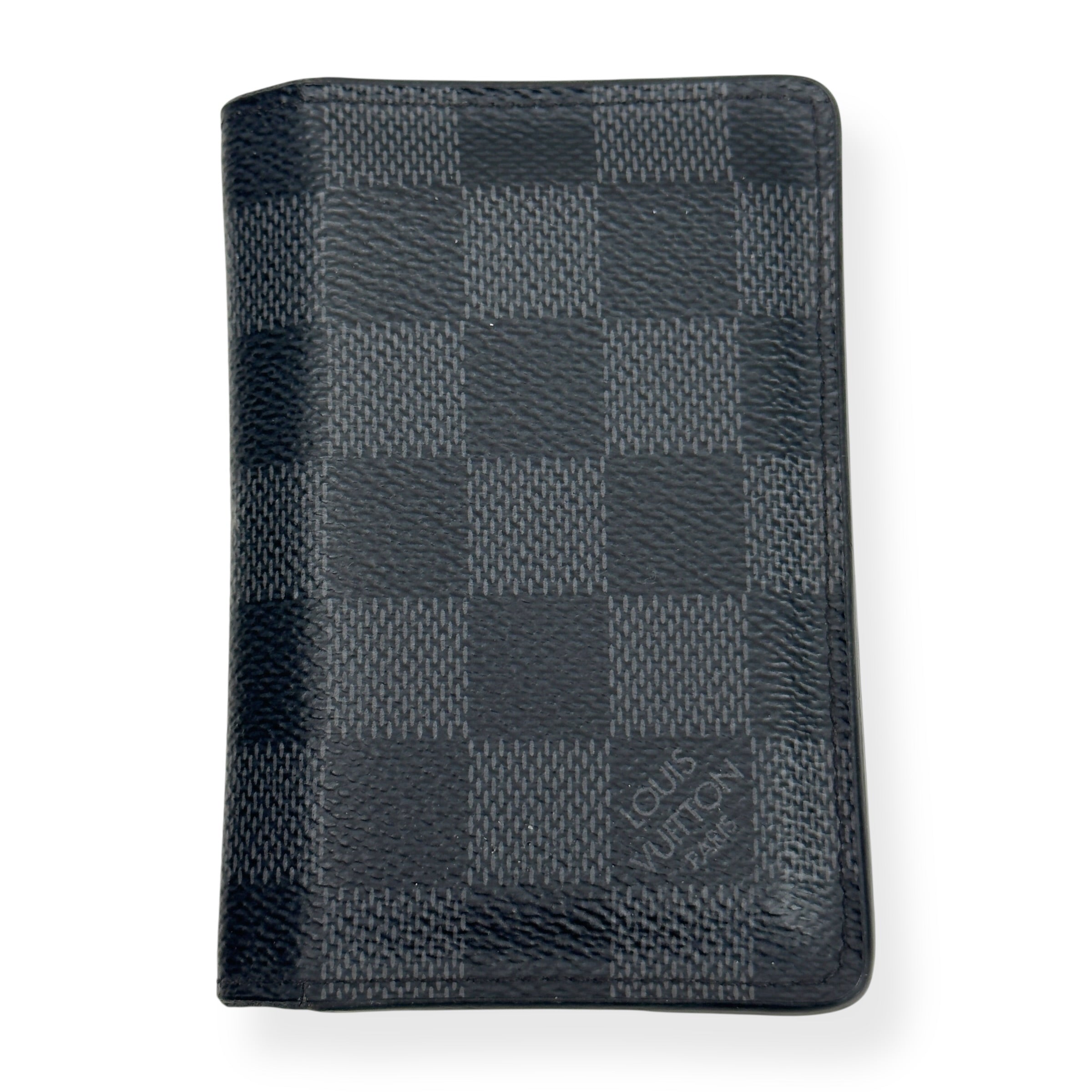 LOUIS VUITTON DAMIER CANVAS POCKET ORGANISER GRAPHITE