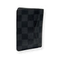 LOUIS VUITTON DAMIER CANVAS POCKET ORGANISER GRAPHITE