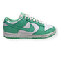 NIKE DUNK LOW TOP SNEAKER GREEN GLOW UK6.5