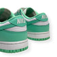 NIKE DUNK LOW TOP SNEAKER GREEN GLOW UK6.5