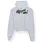 OFF-WHITE ZIP-UP CROPPED HOODIE WHITE S