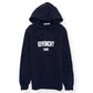 GIVENCHY DISTRESSED LOGO HOODIE BLACK M