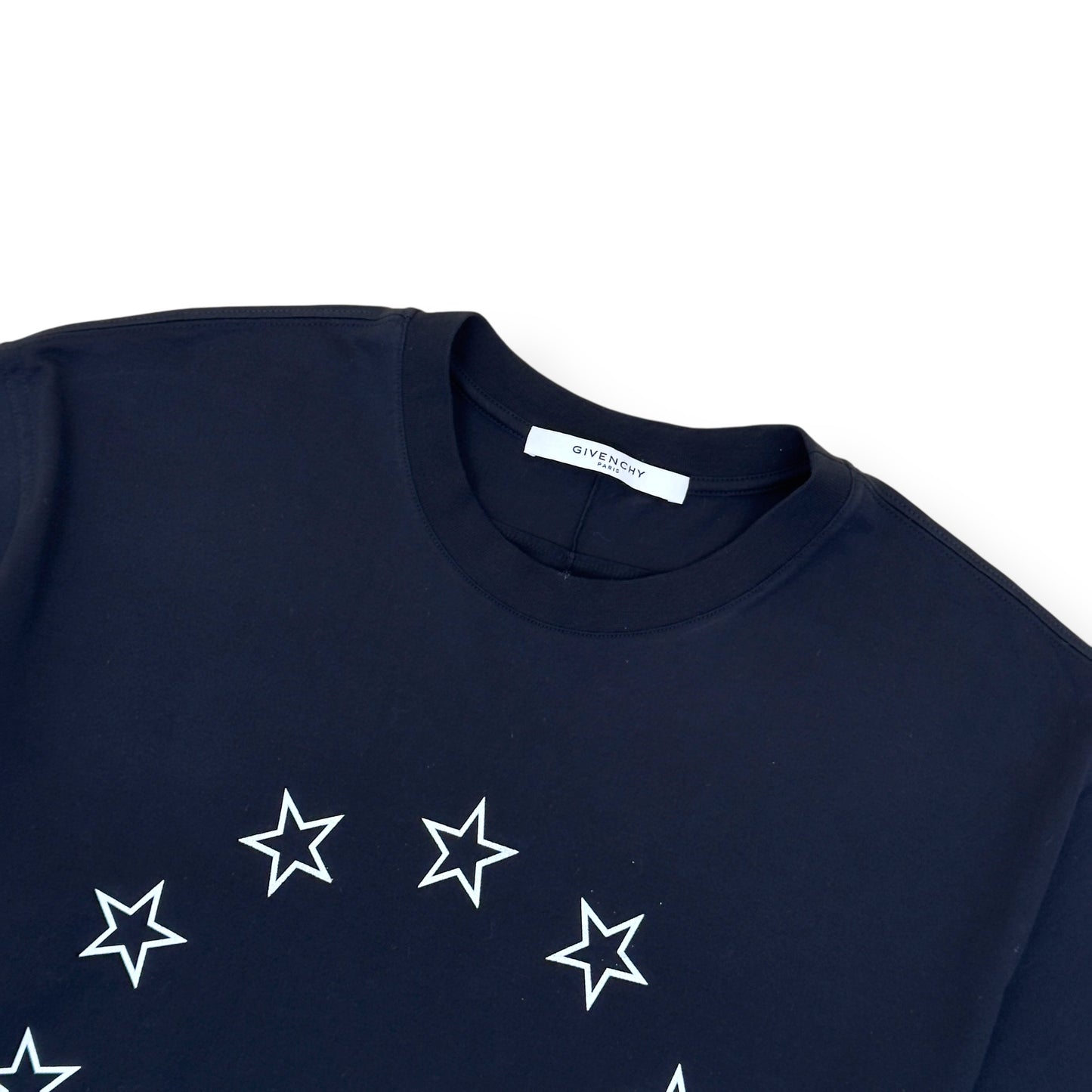 GIVENCHY PARIS CUBAN FIT STARTS T-SHIRT BLACK M