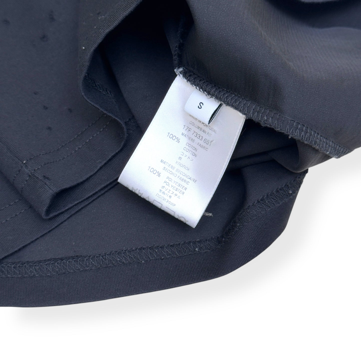 GIVENCHY DISTRESSED LOGO T-SHIRT BLACK S