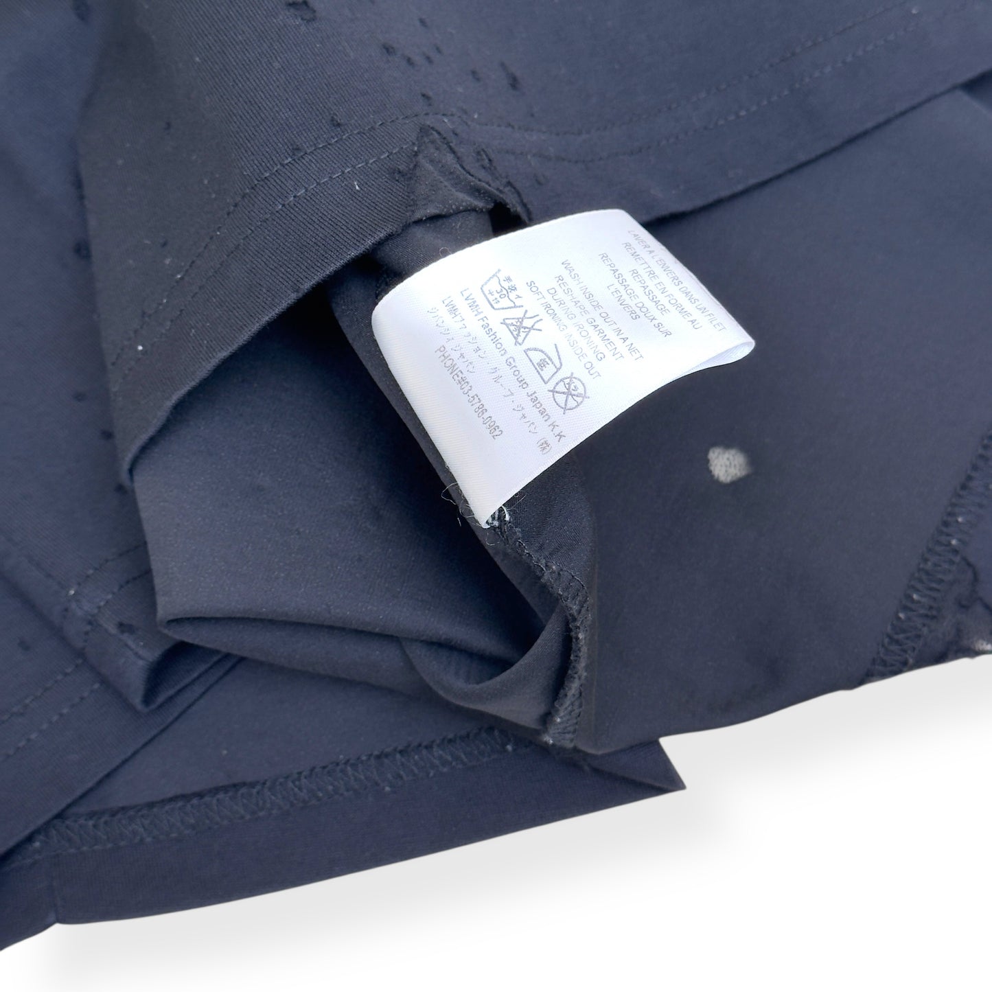 GIVENCHY DISTRESSED LOGO T-SHIRT BLACK S