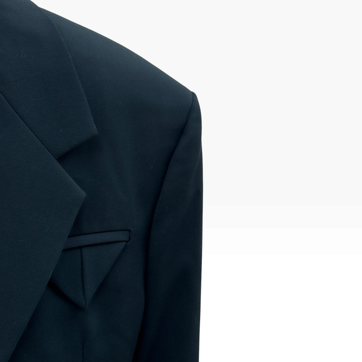 BOTTEGA VENETA TRIANGLE POCKET WOOL BLAZER GREEN 52 / XL