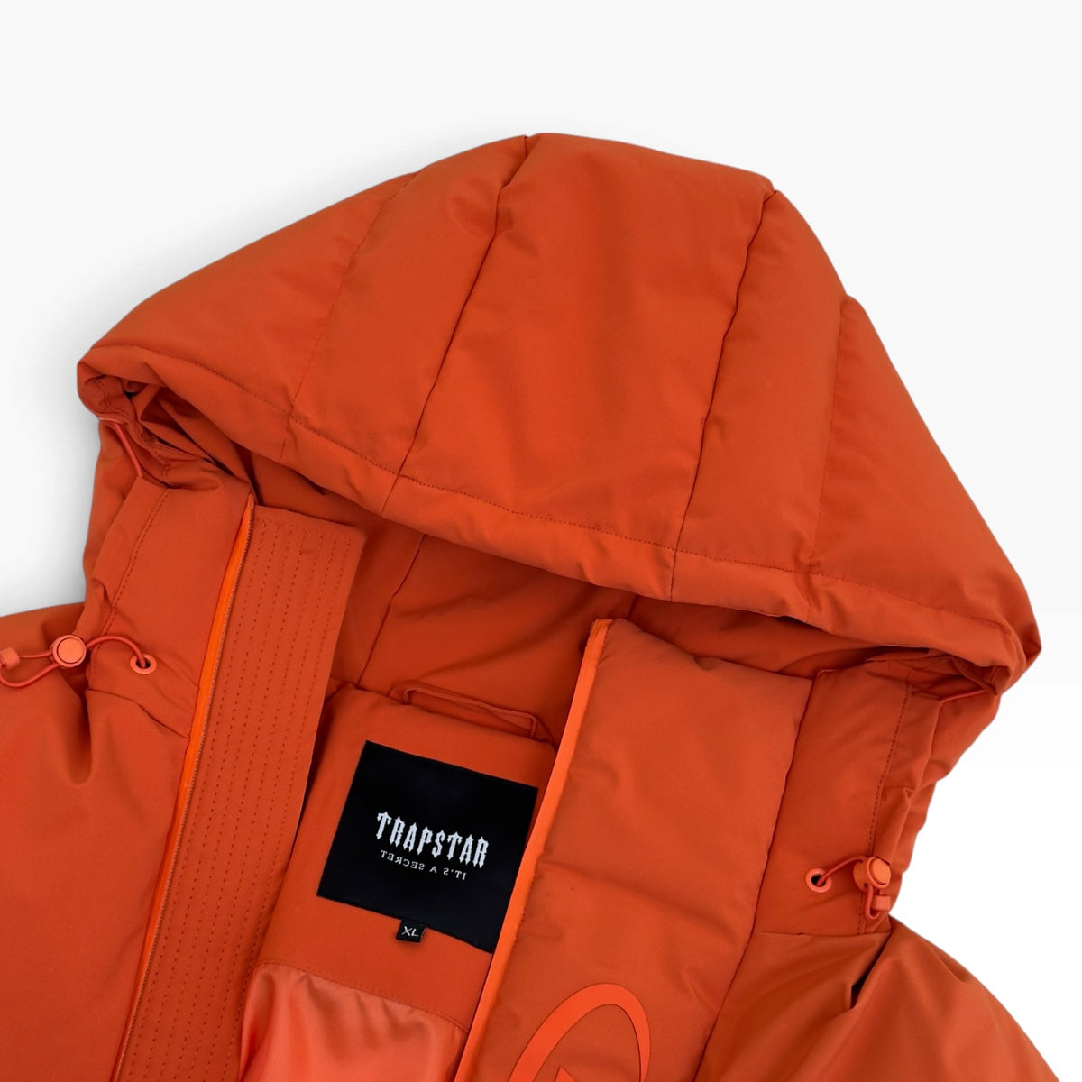 TRAPSTAR HYPERDRIVE PUFFER JACKET ORANGE XL