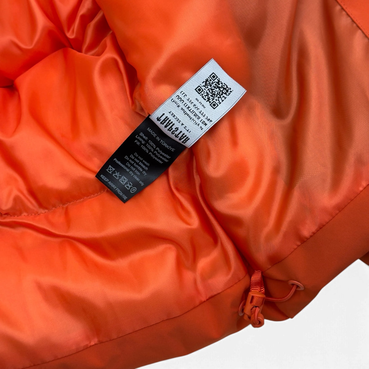 TRAPSTAR HYPERDRIVE PUFFER JACKET ORANGE XL