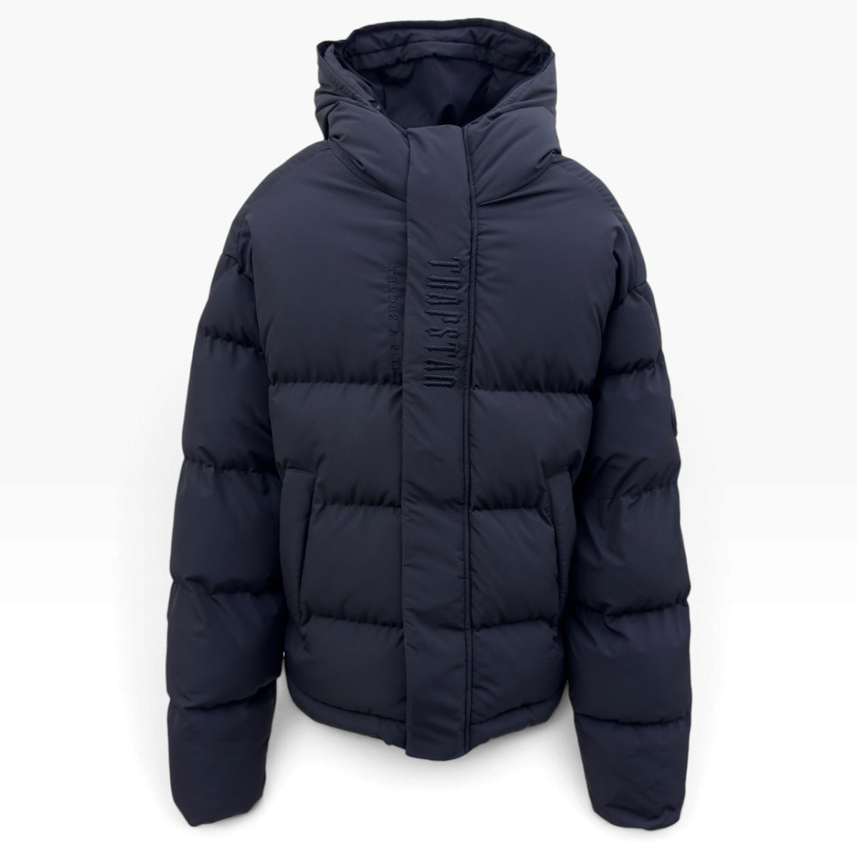 TRAPSTAR DECODED HOODED PUFFER JACKET BLACK XL