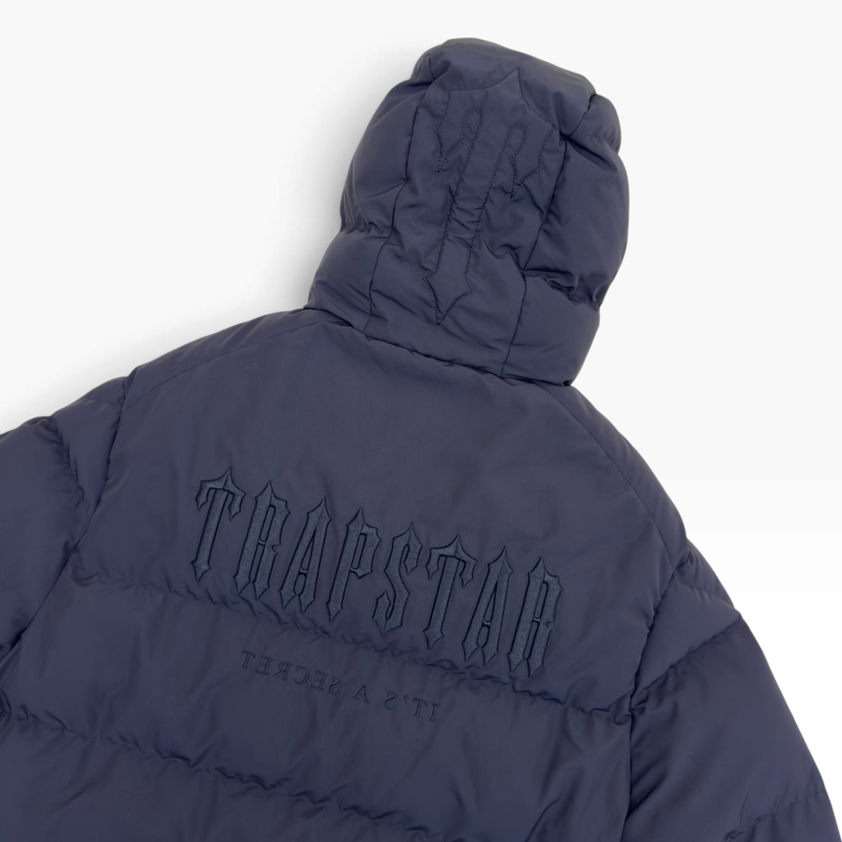 TRAPSTAR DECODED HOODED PUFFER JACKET BLACK XL