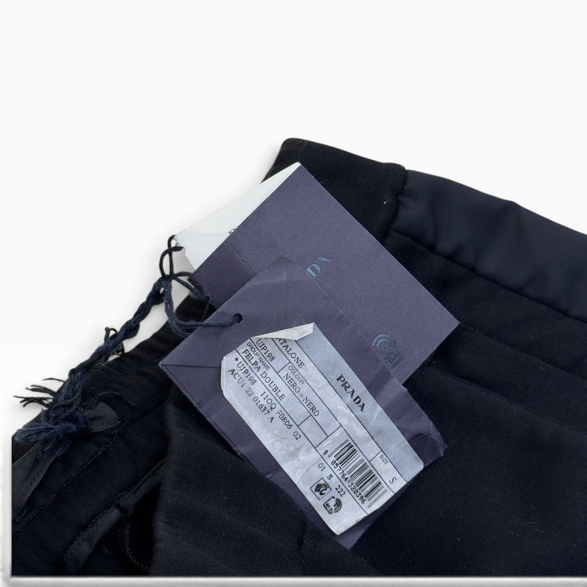 PRADA FELPA DOUBLE POPPER SIDE TRACK PANTS BLACK S