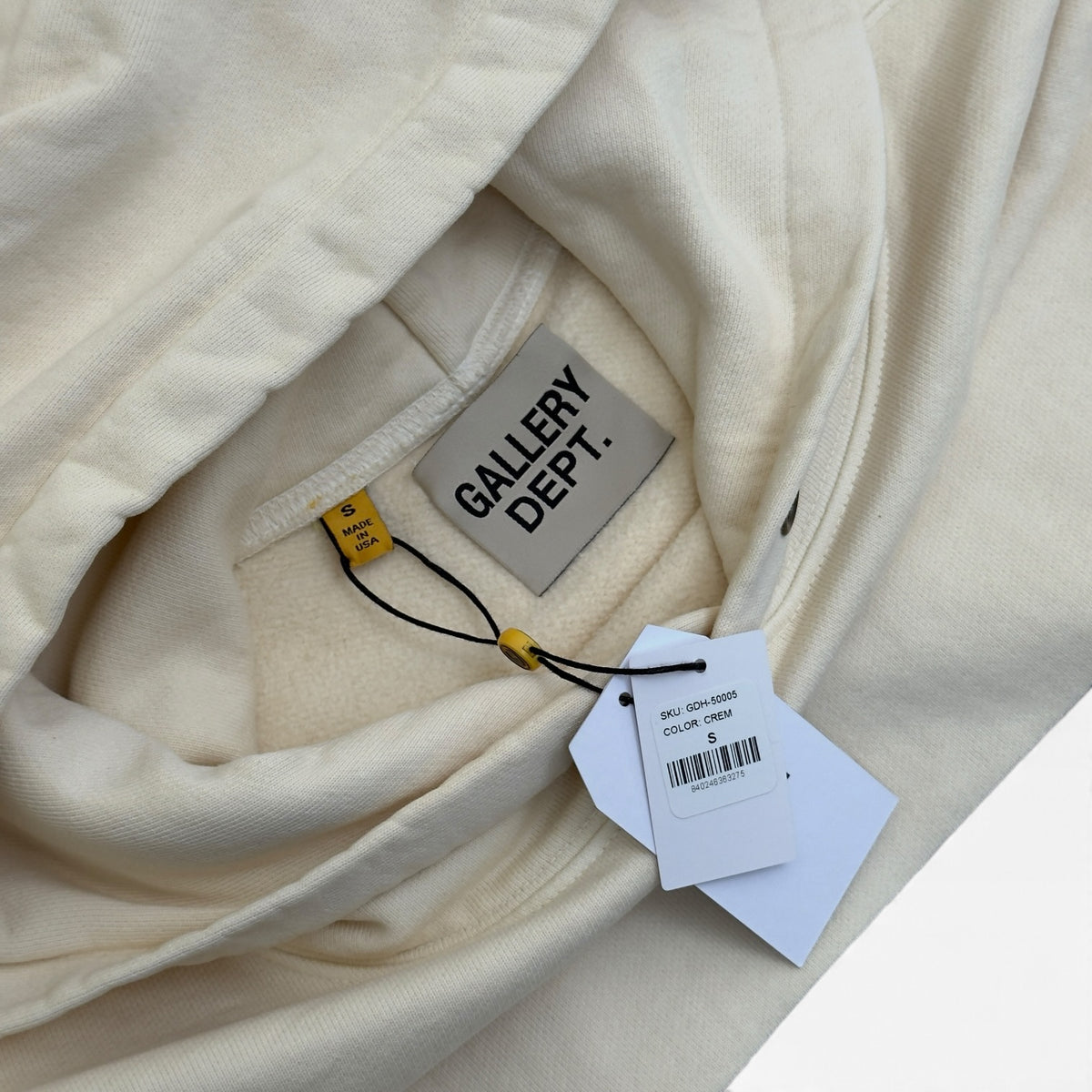 GALLERY DEPT. PRINT HOODIE CREAM S