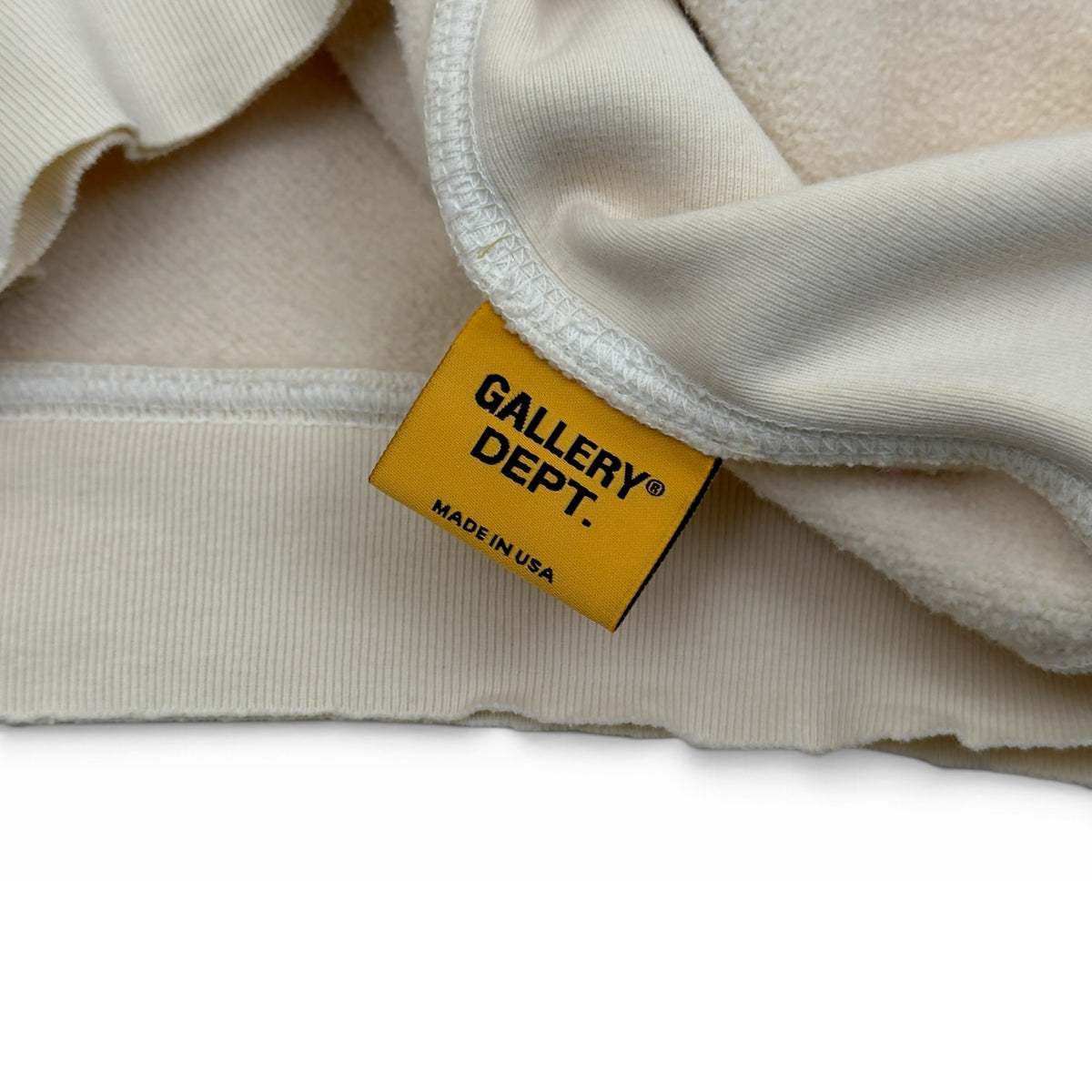 GALLERY DEPT. PRINT HOODIE CREAM S