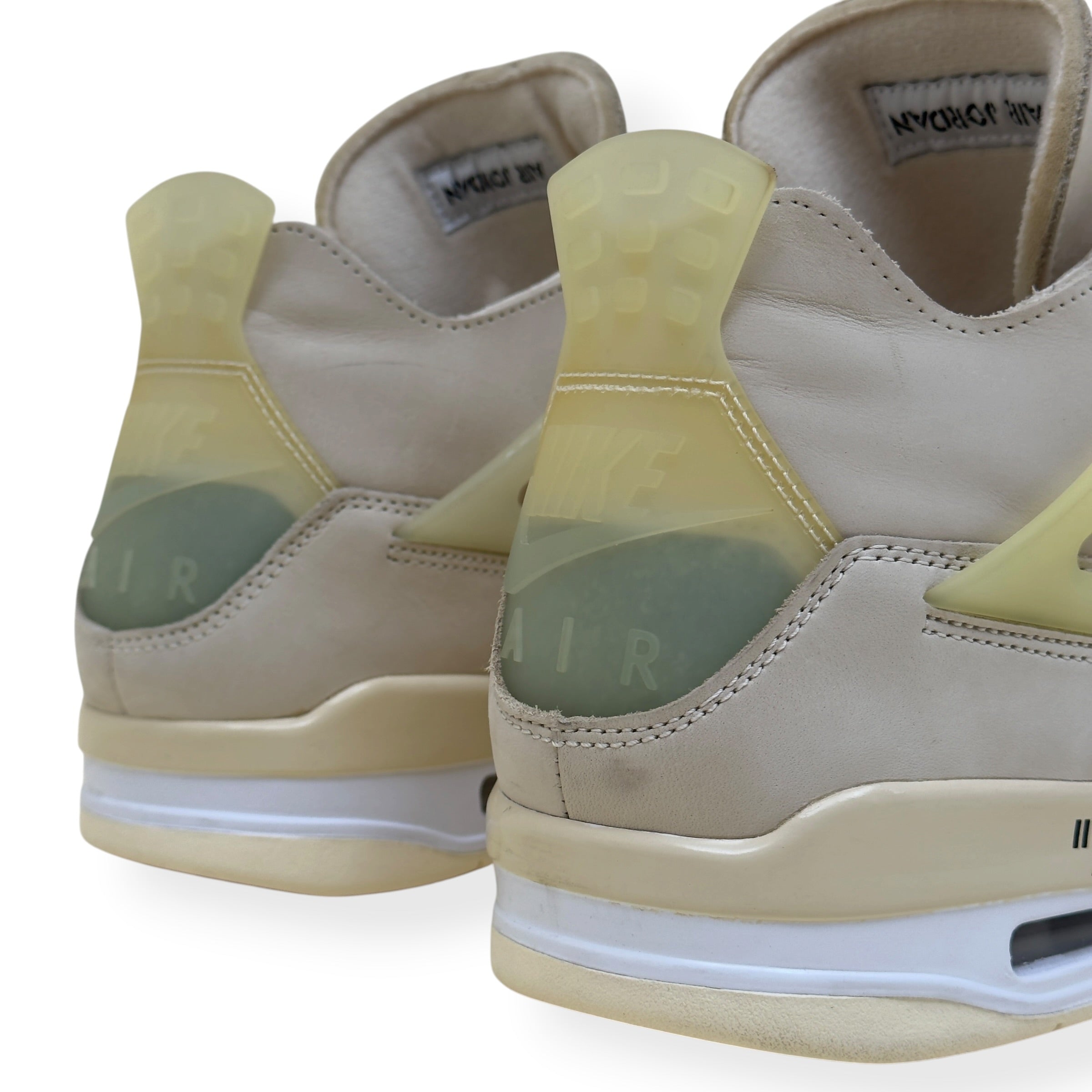 OFF-WHITE X AIR JORDAN 4 RETRO SP SNEAKER SAIL UK11