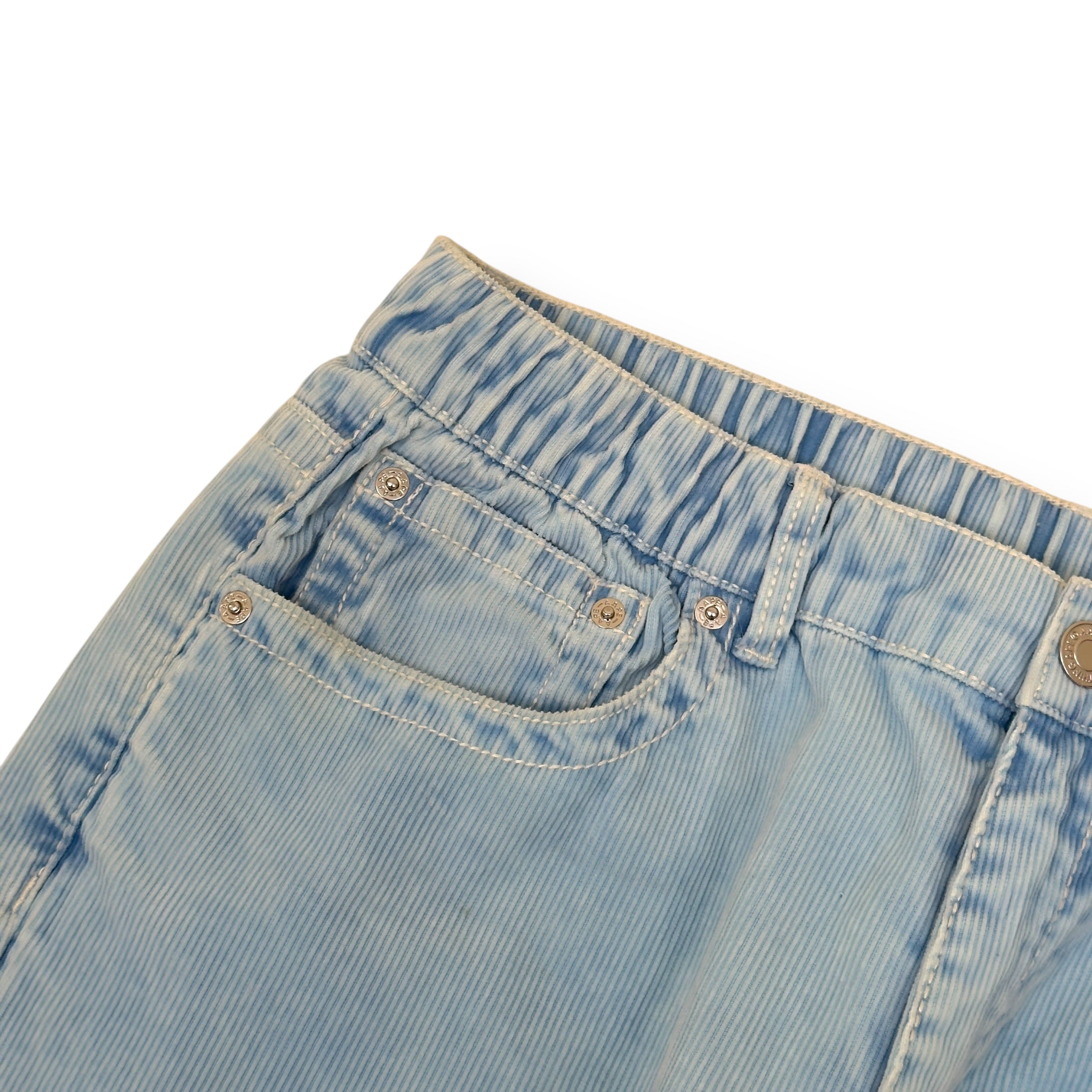 A BATHING APE LOGO-APPLIQUÈ REGULAR JEANS INDIGO BLUE M