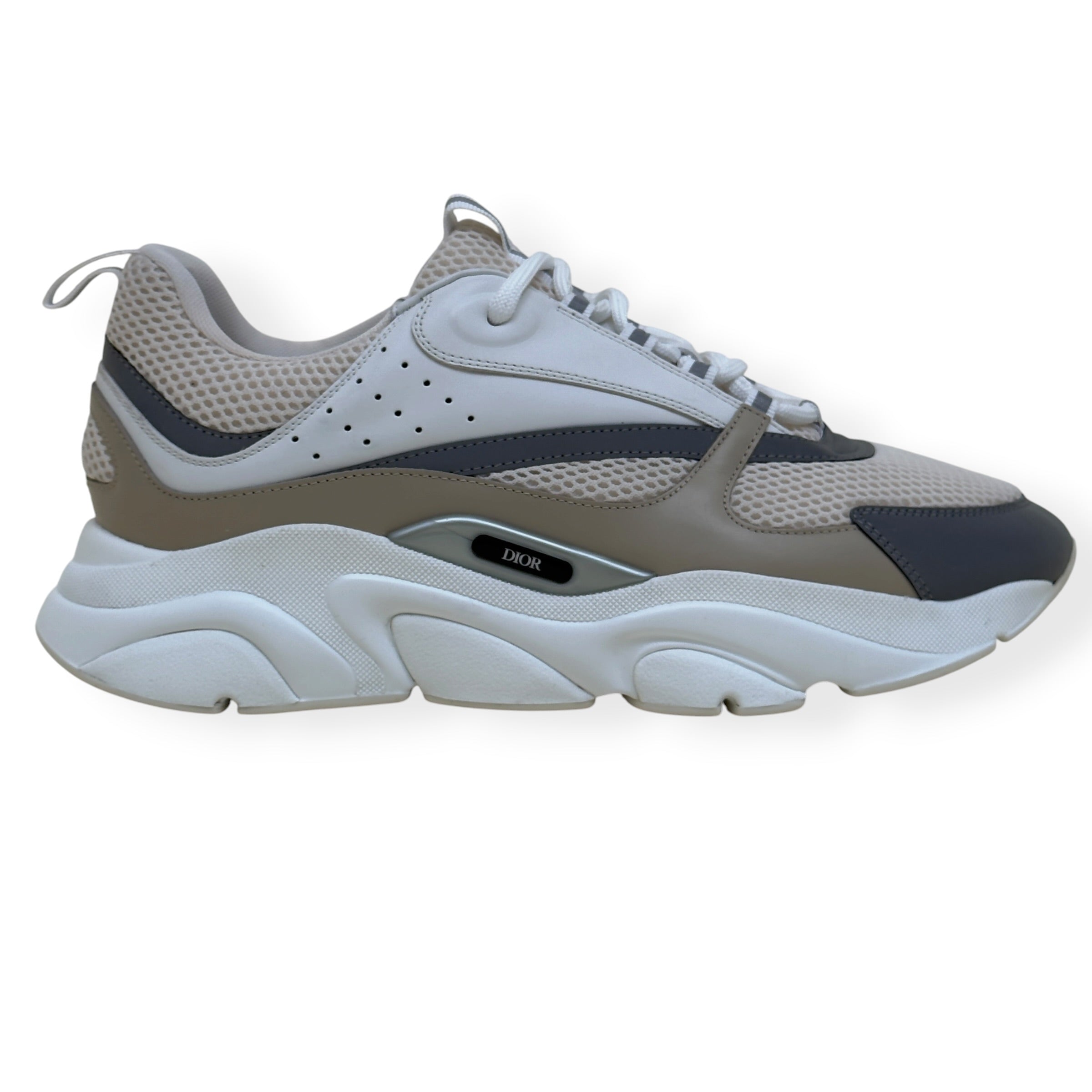 DIOR B22 SNEAKER WHITE / BEIGE / GREY UK11