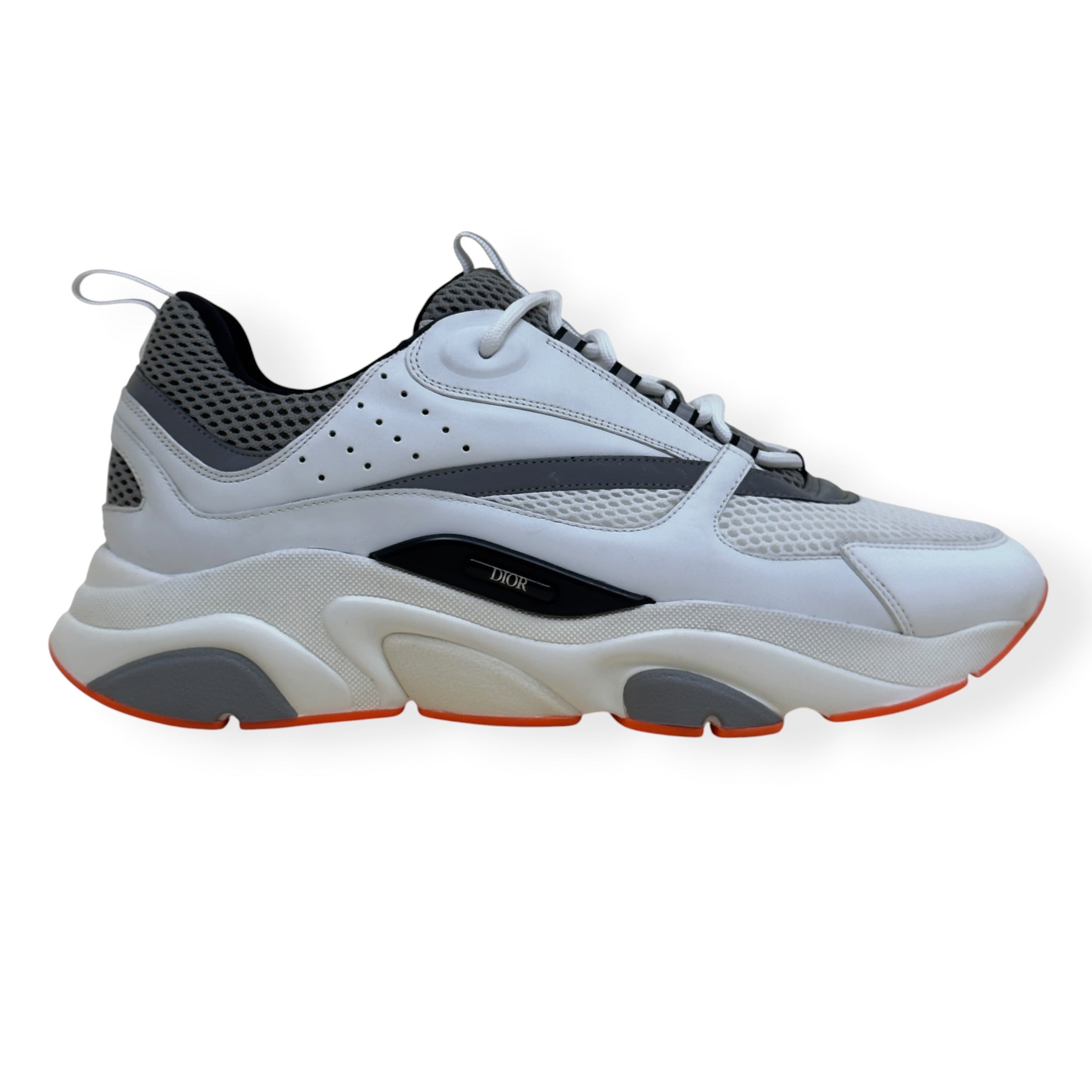 DIOR B22 SNEAKER WHITE / GREY / ORANGE UK11