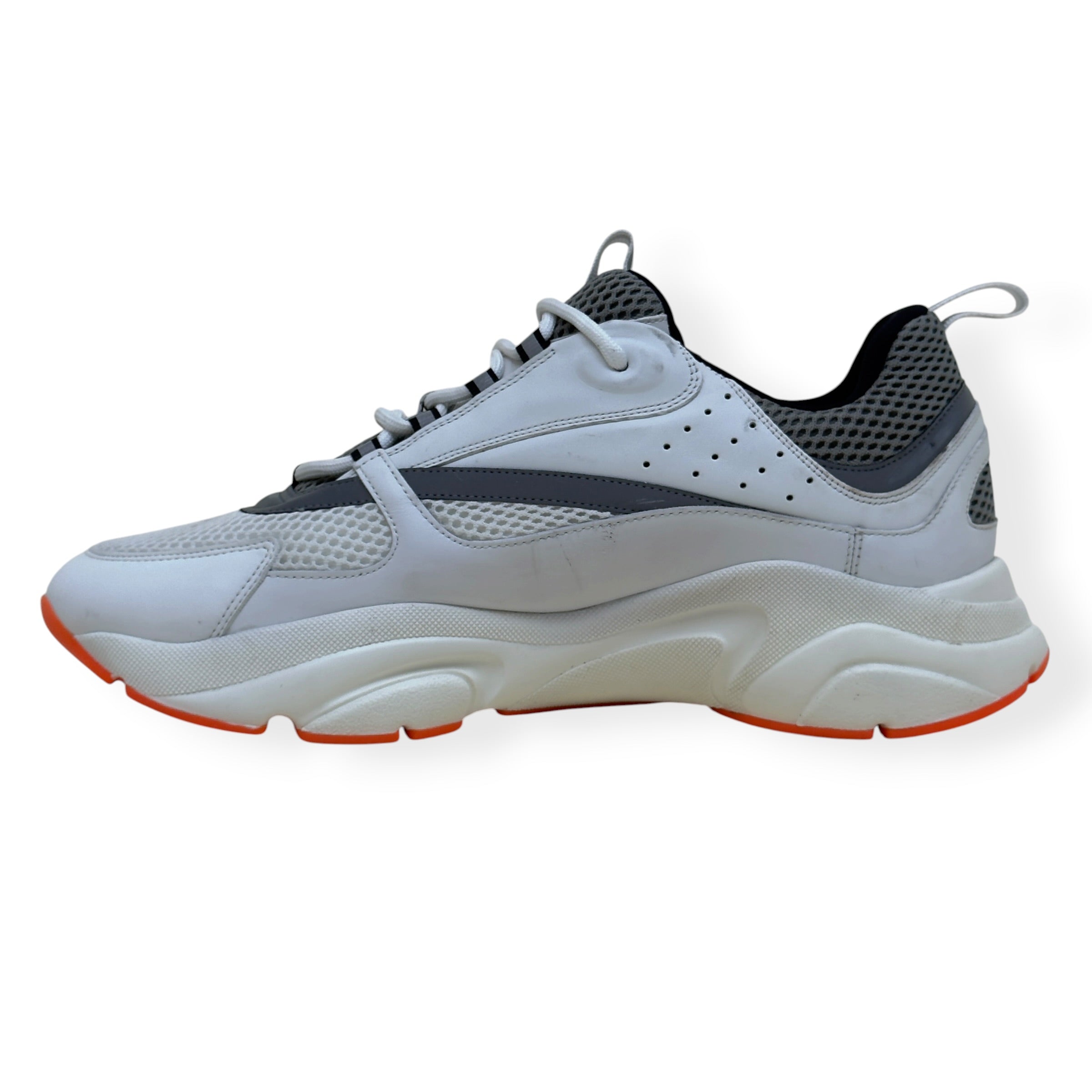 DIOR B22 SNEAKER WHITE / GREY / ORANGE UK11