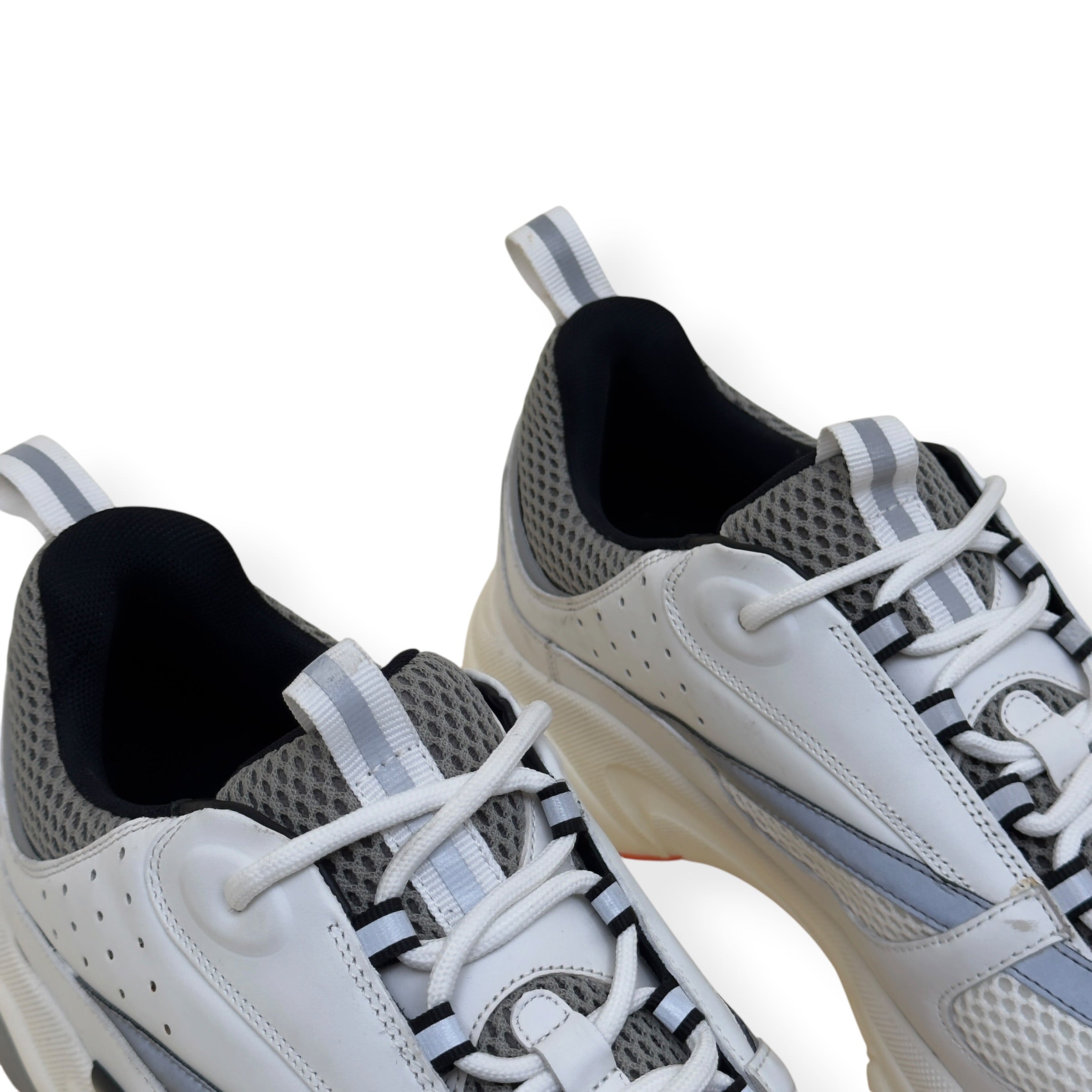 DIOR B22 SNEAKER WHITE / GREY / ORANGE UK11