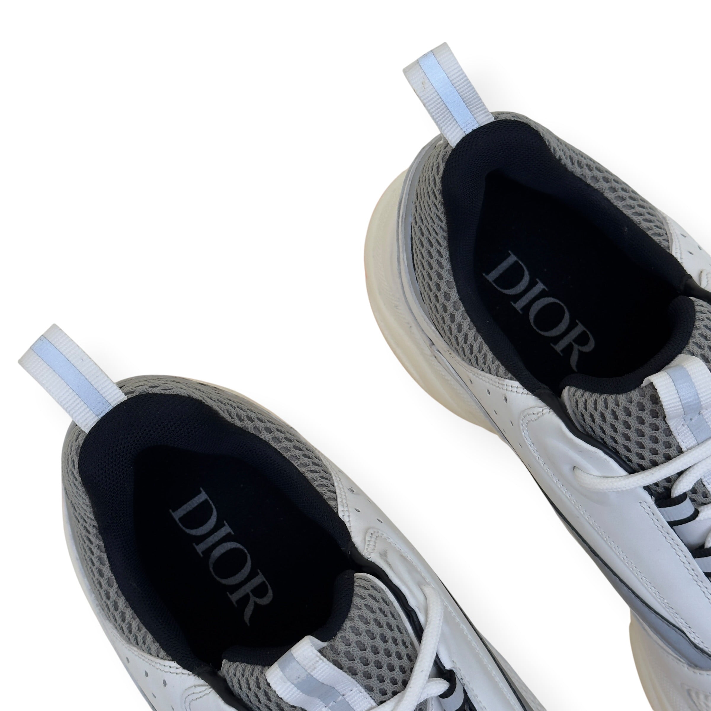 DIOR B22 SNEAKER WHITE / GREY / ORANGE UK11