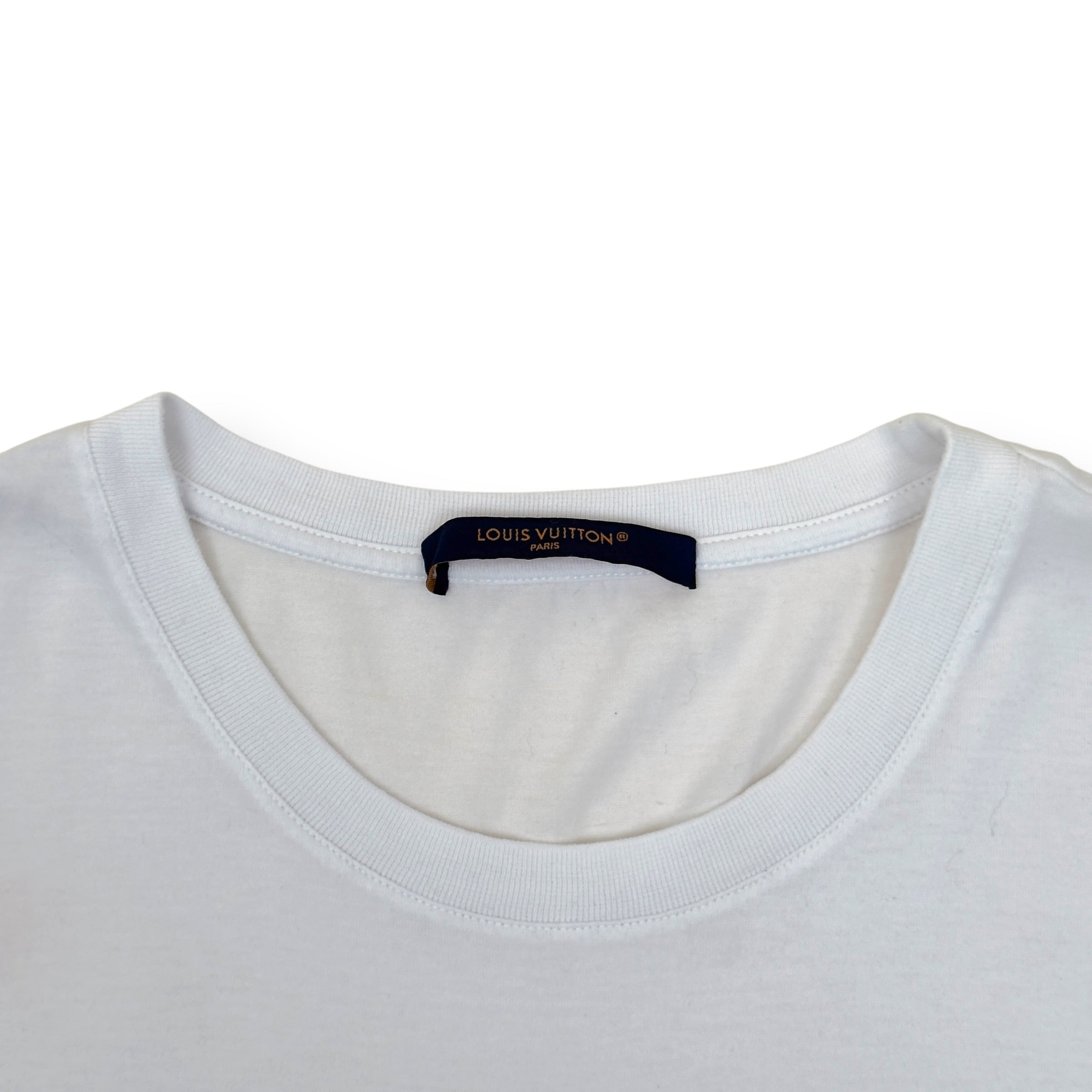 LOUIS VUITTON CLASSIC LOGO T-SHIRT WHITE XL