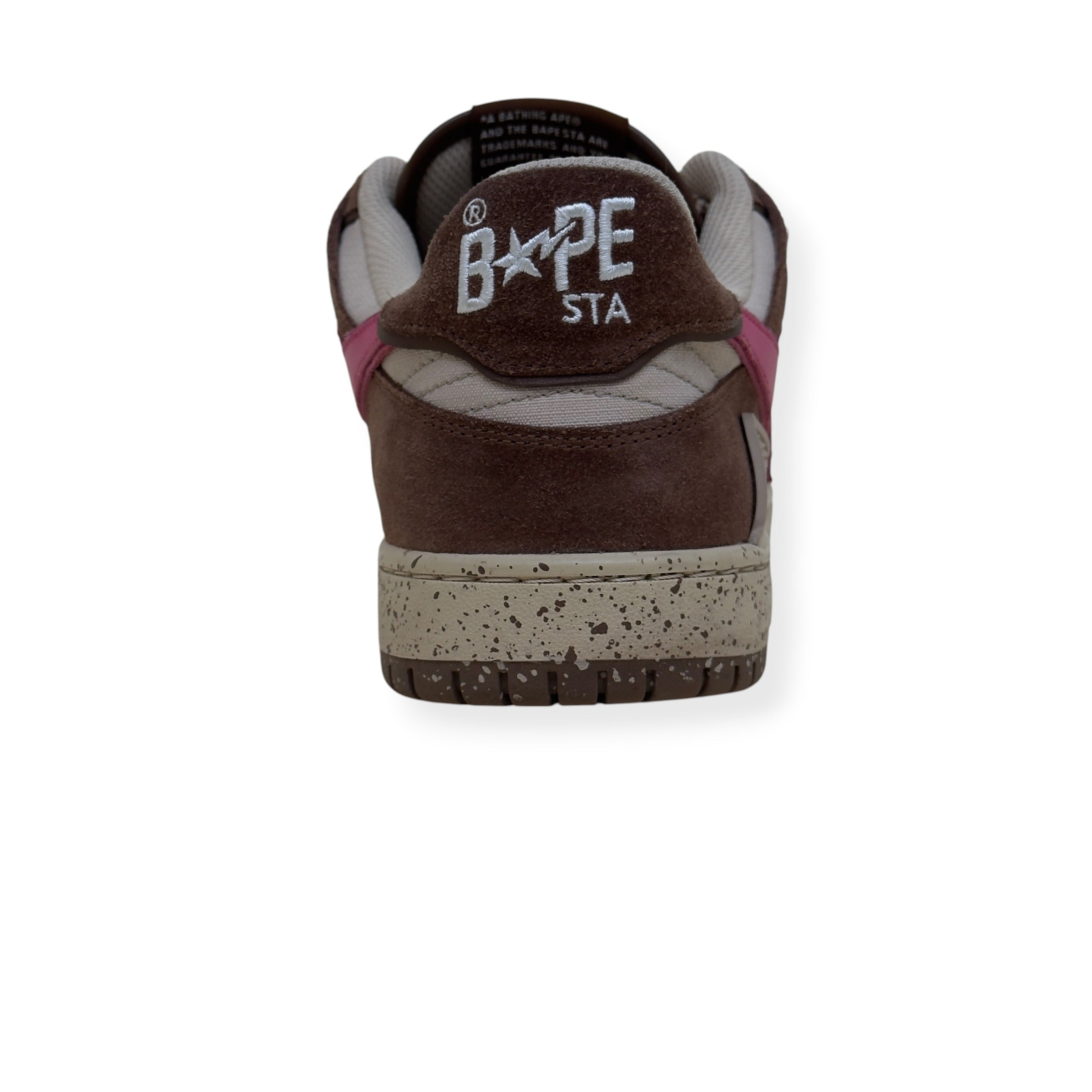 A BATHING APE BAPE SK8 STA SNEAKER BROWN / PINK UK10