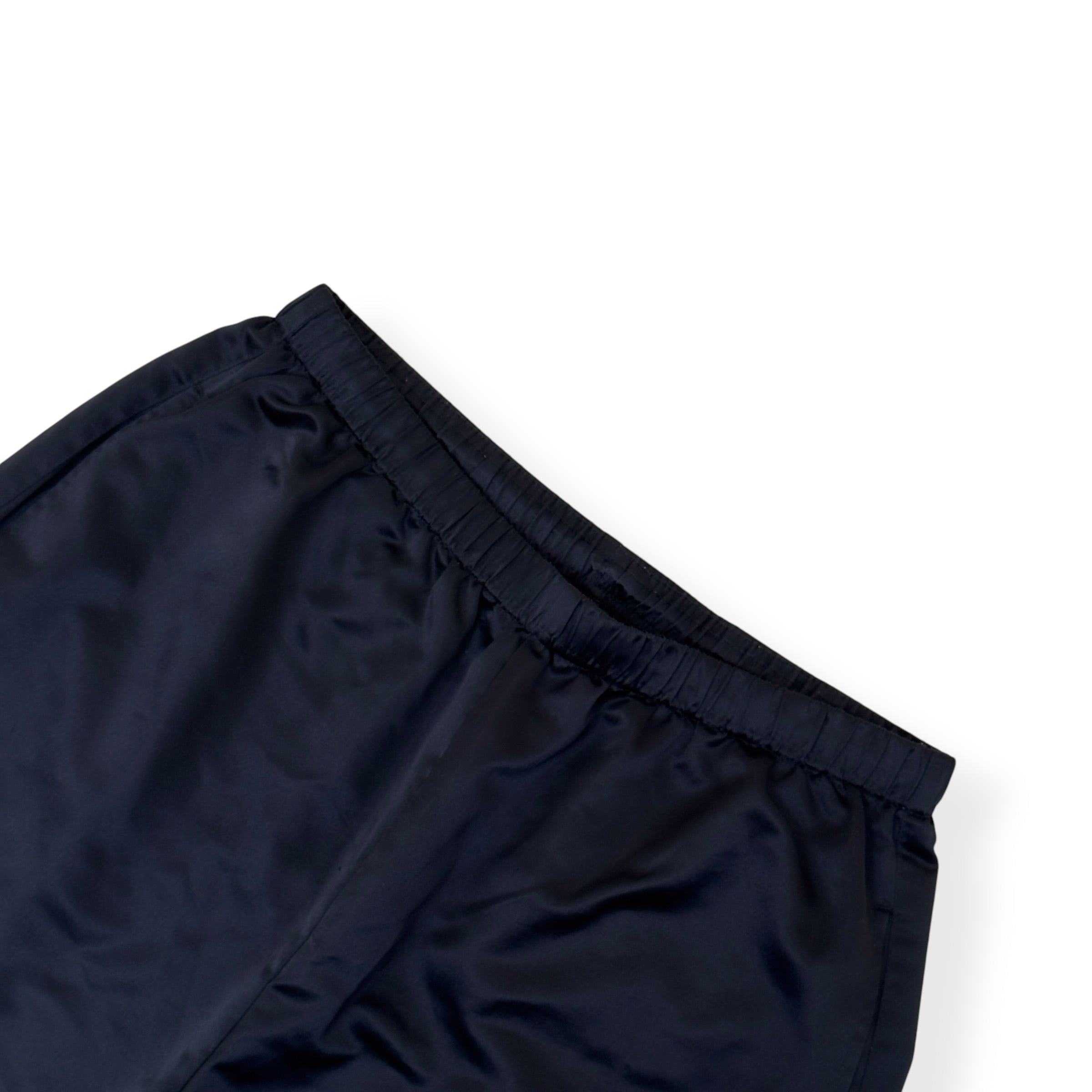 SUPREME MITCHELL & NESS SATIN SHORTS BLACK M