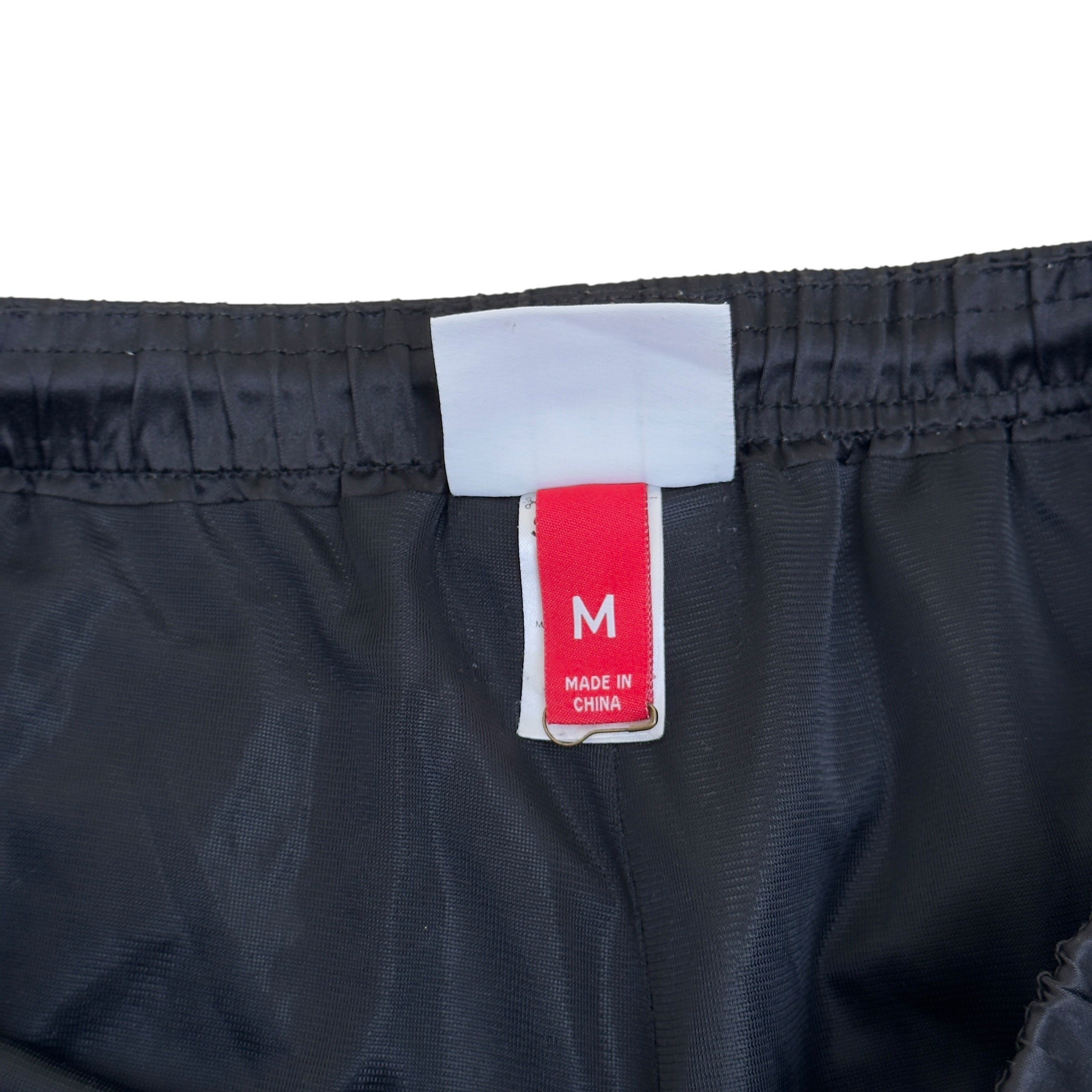 SUPREME MITCHELL & NESS SATIN SHORTS BLACK M