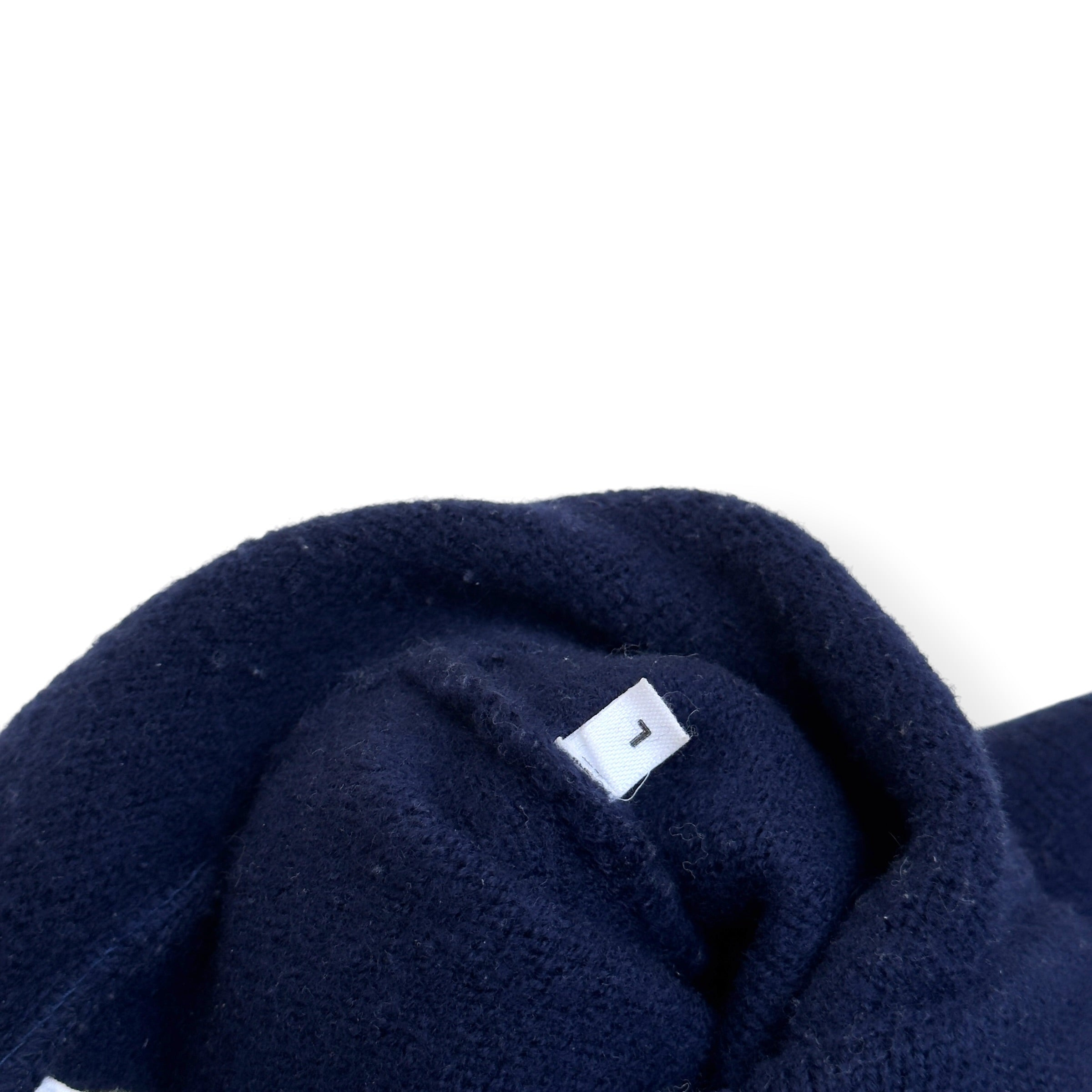 AMI PARIS A HEART KNITTED HOODIE NAVY L