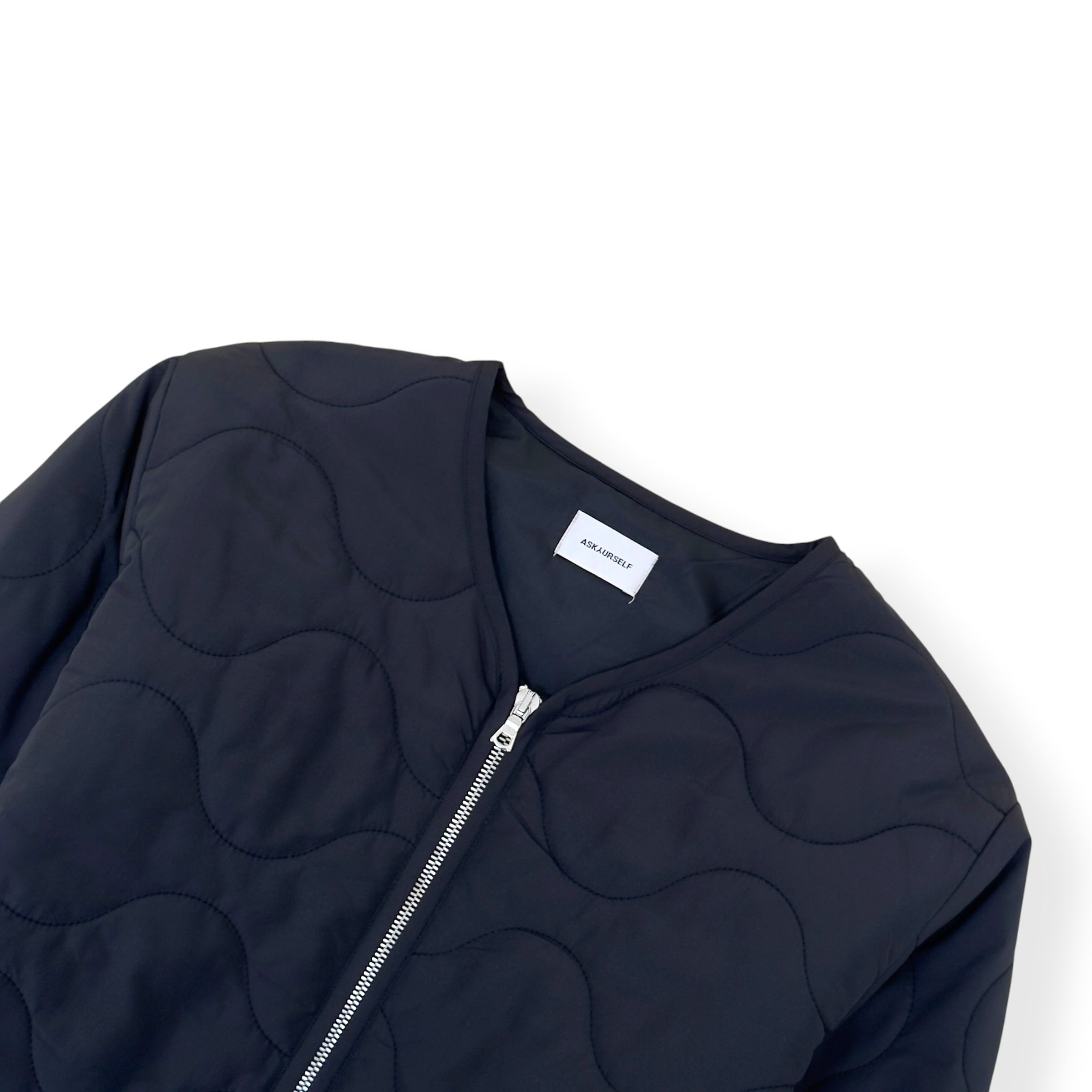 ASKYURSELF BANDANA QUILTED LINER JACKET BLACK S