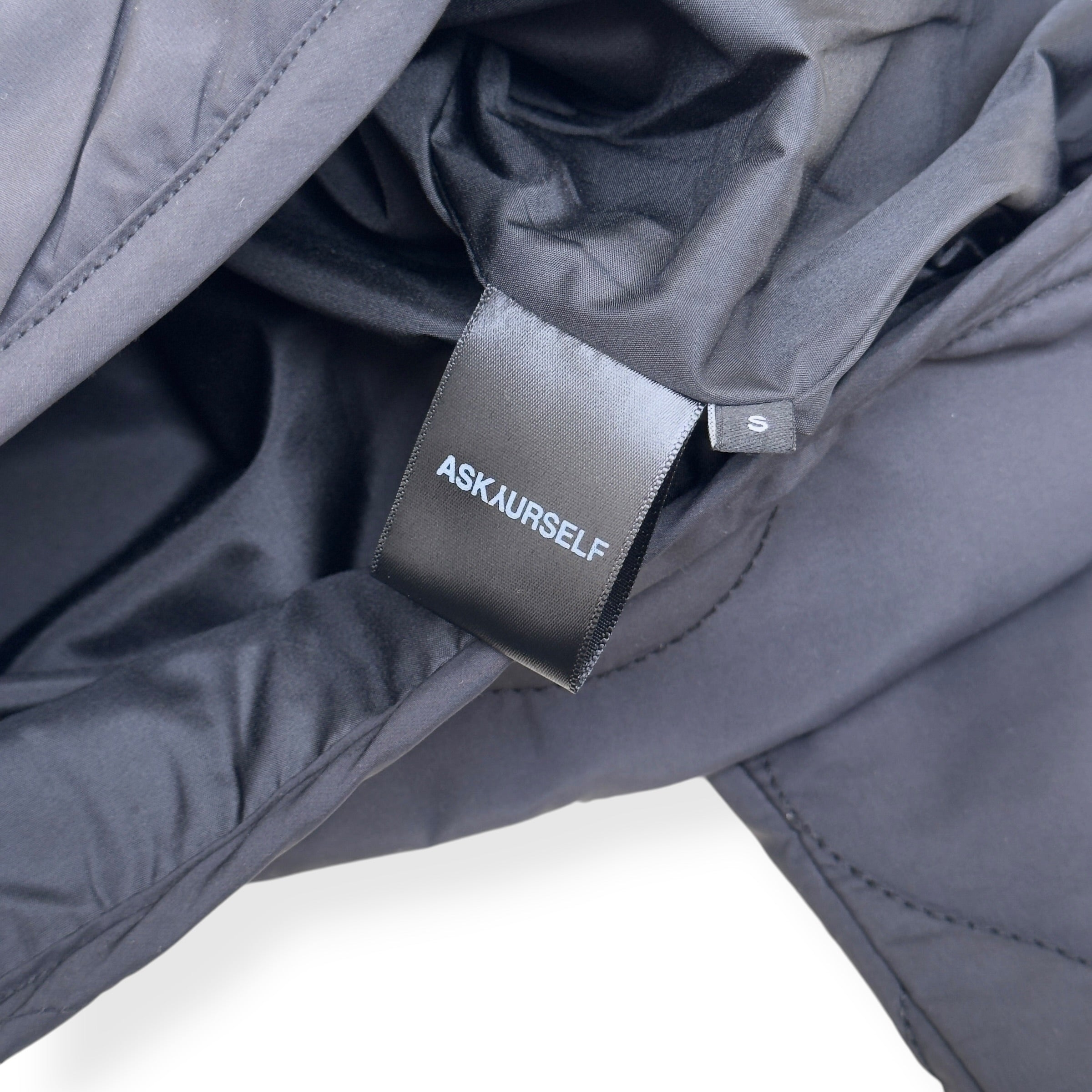 ASKYURSELF BANDANA QUILTED LINER JACKET BLACK S