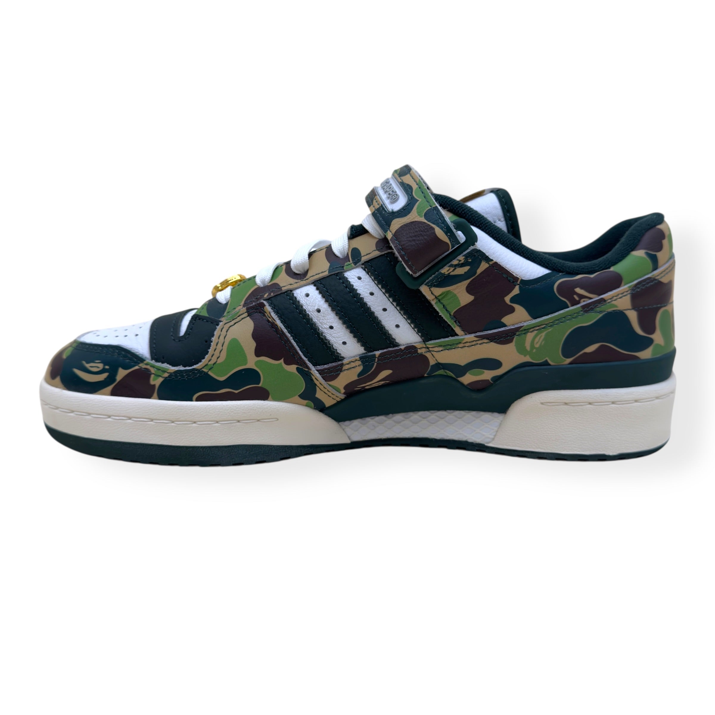 ADIDAS X BAPE FORUM 84 LOW  ‘30TH ANNIVERSARY’ SNEAKER GREEN UK10.5