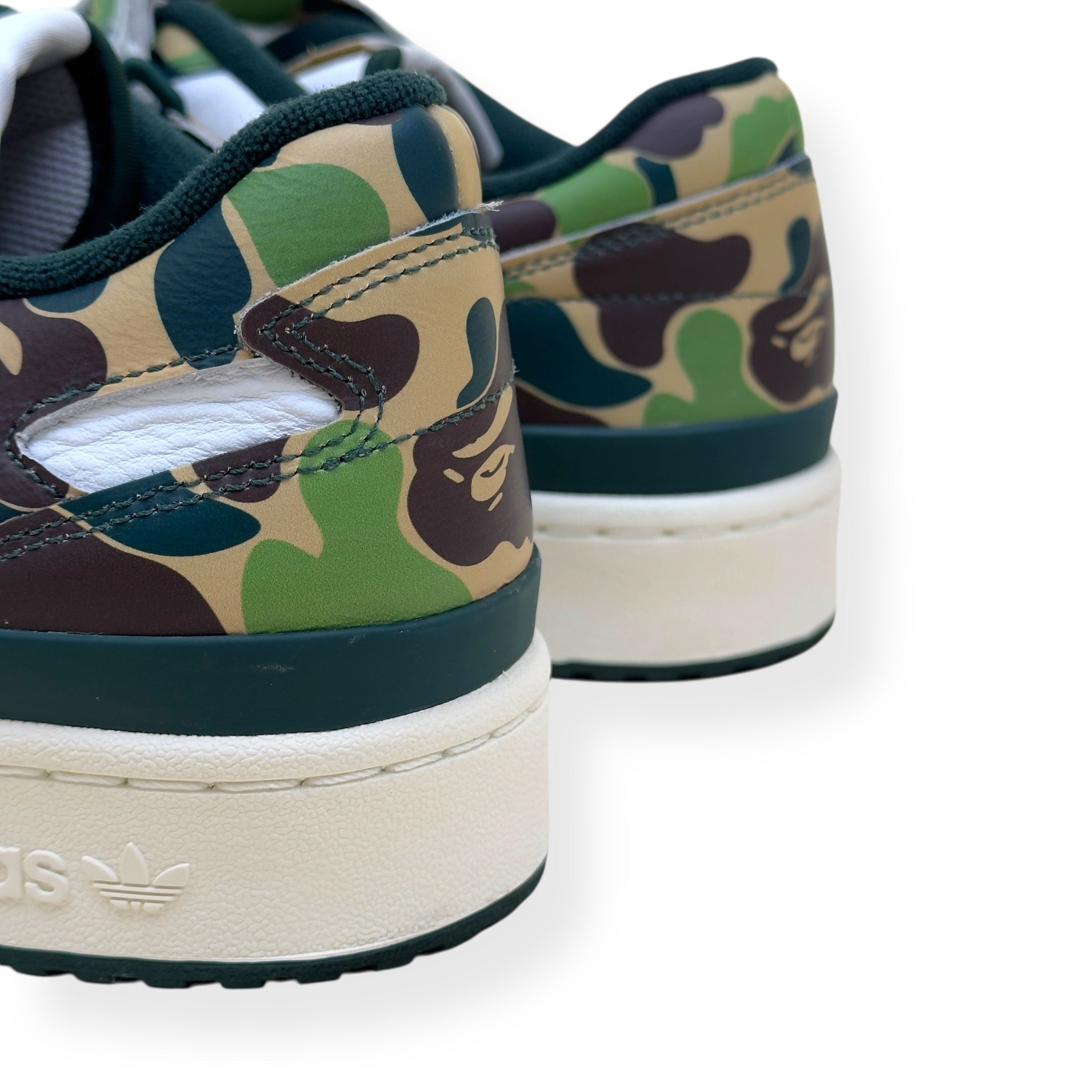 ADIDAS X BAPE FORUM 84 LOW  ‘30TH ANNIVERSARY’ SNEAKER GREEN UK10.5