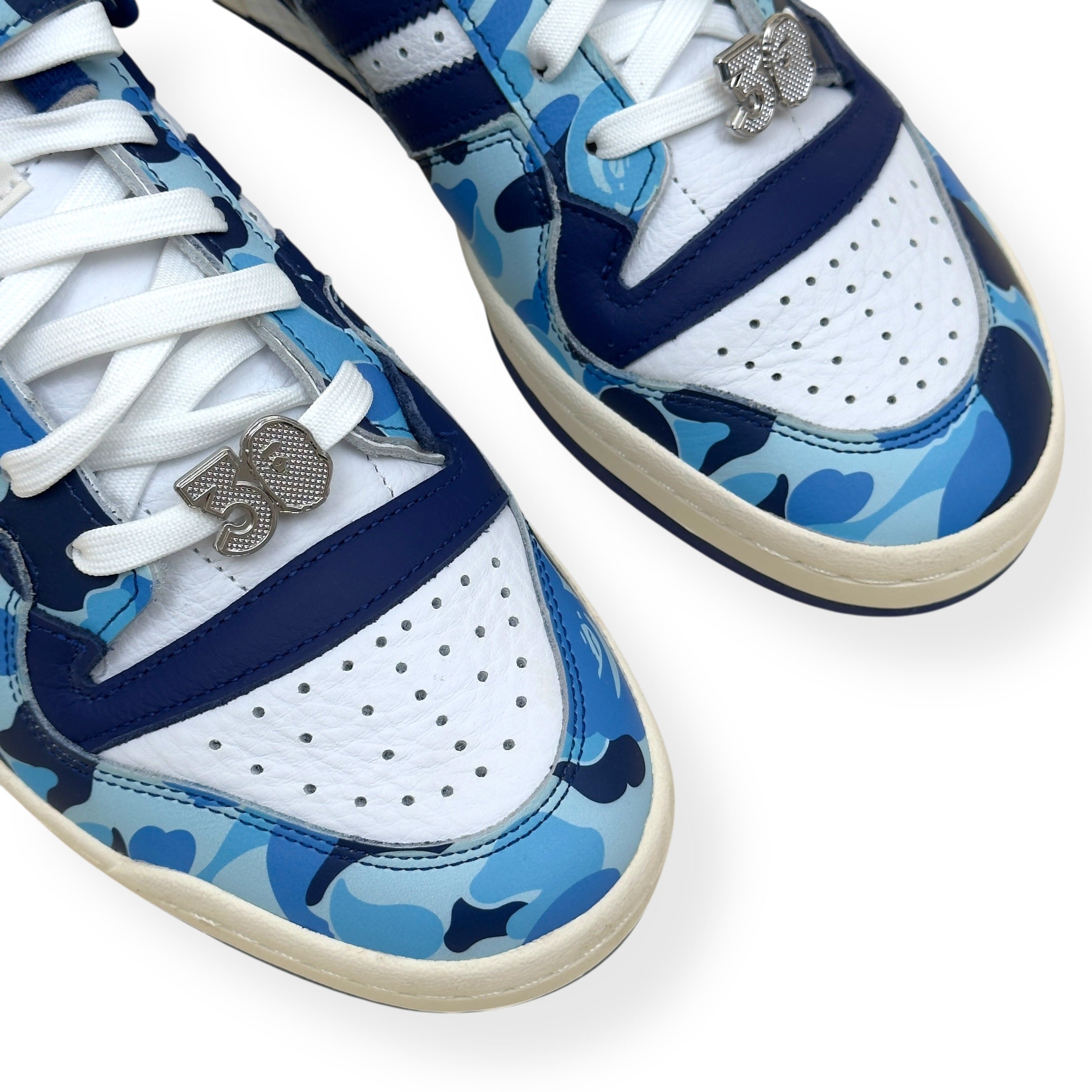 ADIDAS X BAPE FORUM 84 LOW  ‘30TH ANNIVERSARY’ SNEAKER BLUE UK10.5