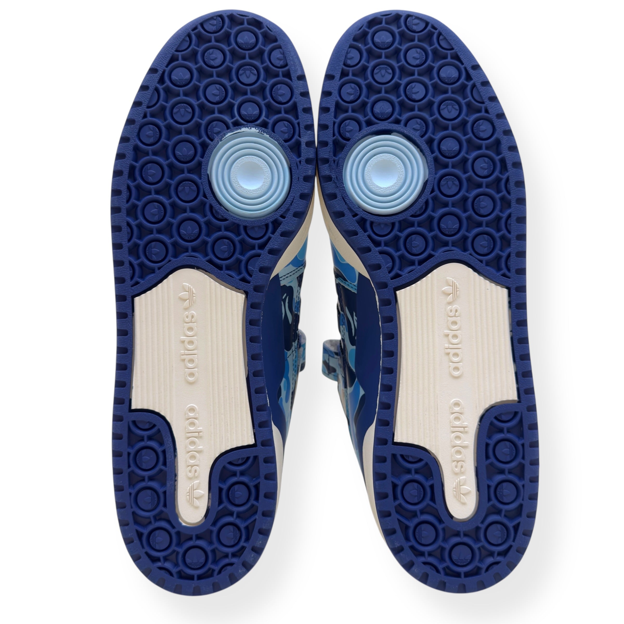 ADIDAS X BAPE FORUM 84 LOW  ‘30TH ANNIVERSARY’ SNEAKER BLUE UK10.5