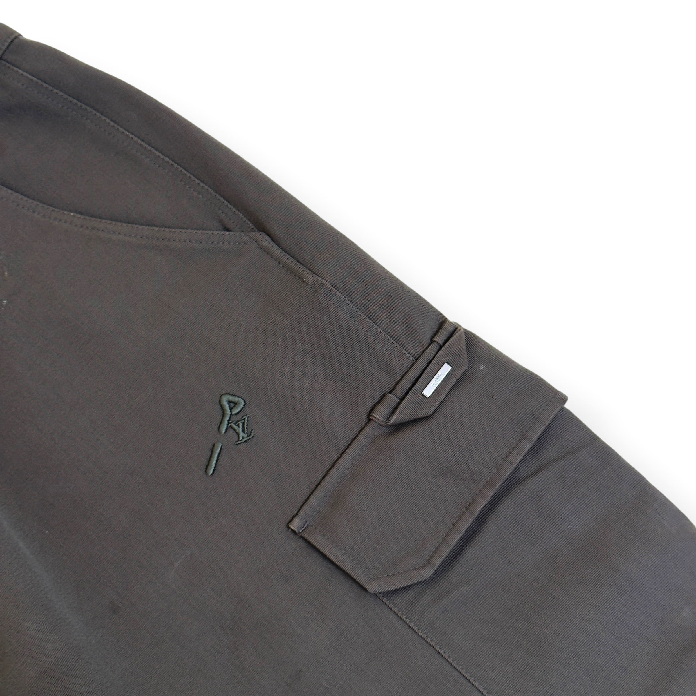 LOUIS VUITTON LVSE PANELLED CARGO TROUSERS KHAKI 44 / L