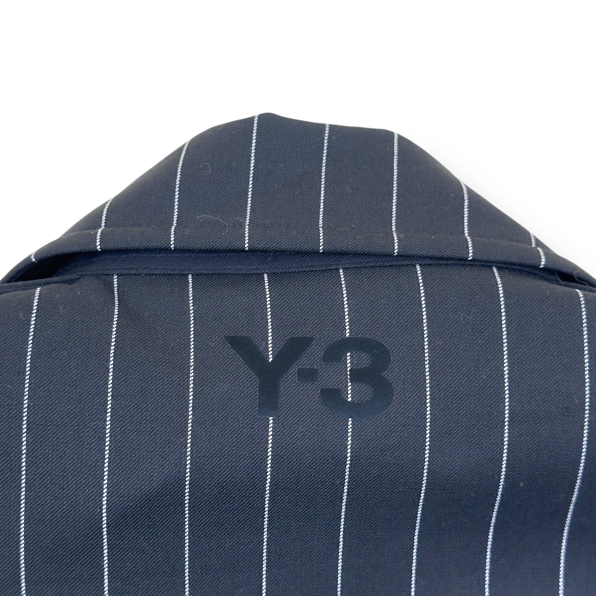 ADIDAS Y-3 REFINED WOOL UT BLOUSON JACKET BLACK / WHITE L