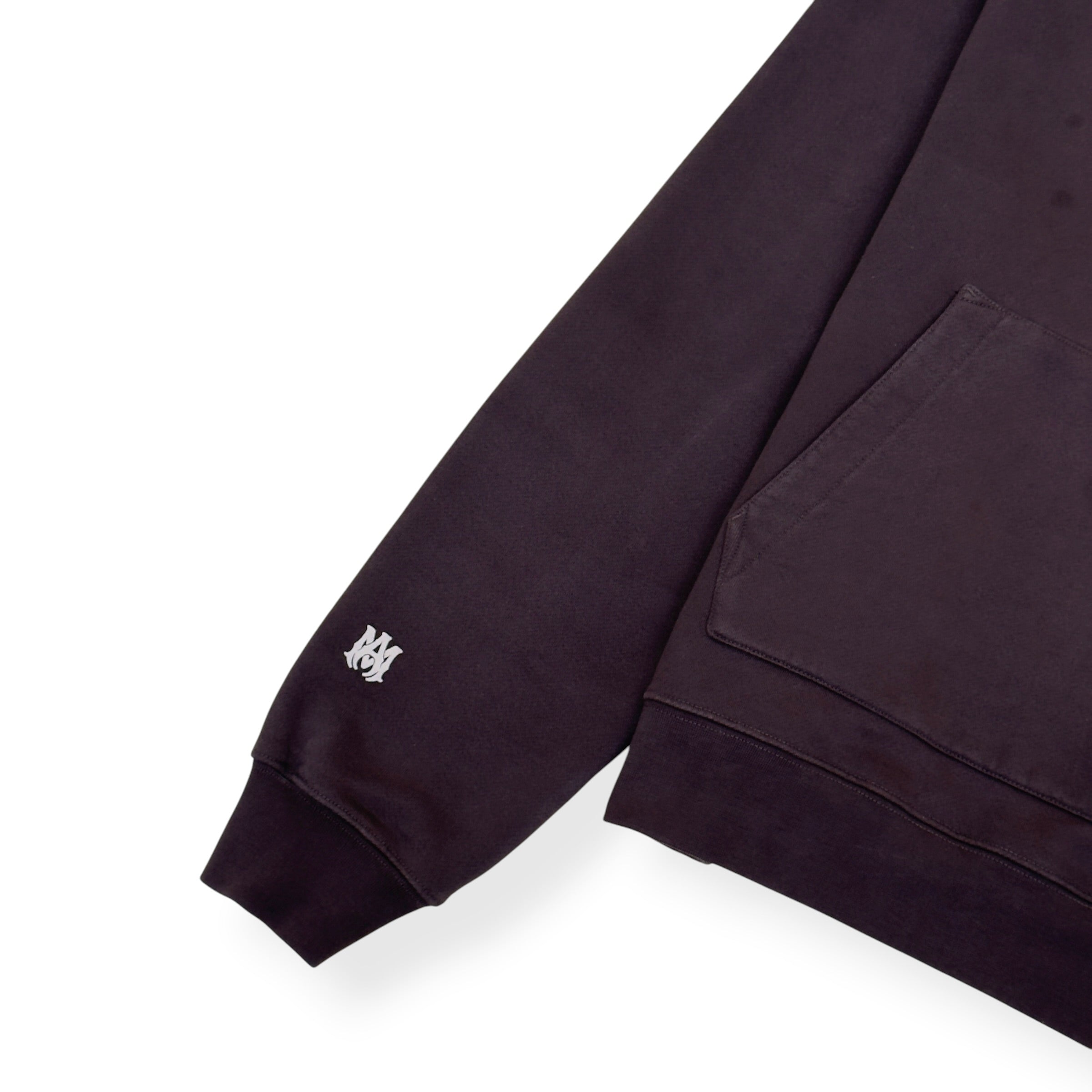 AMIRI MA CORE LOGO HOODIE BROWN L