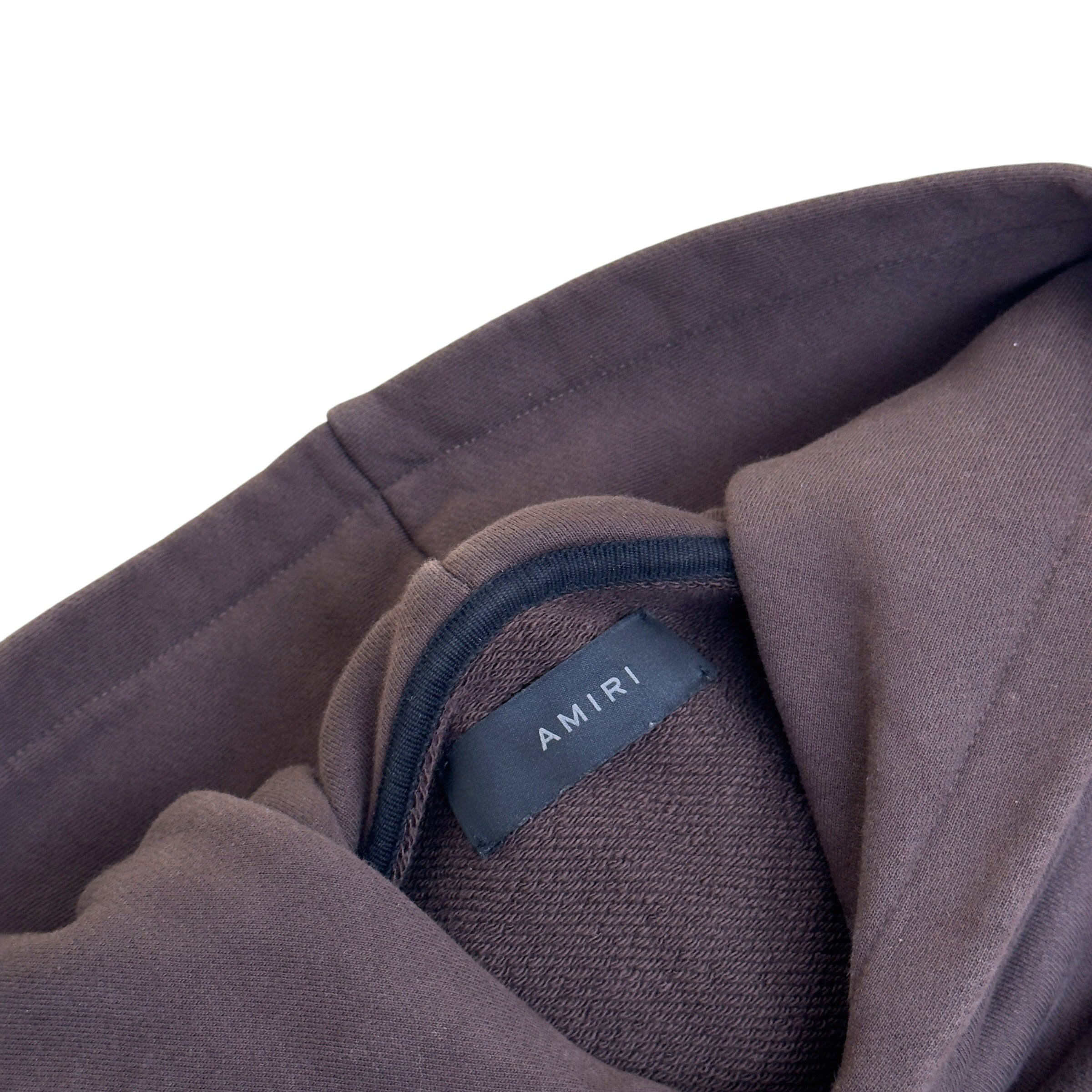 AMIRI MA CORE LOGO HOODIE BROWN L