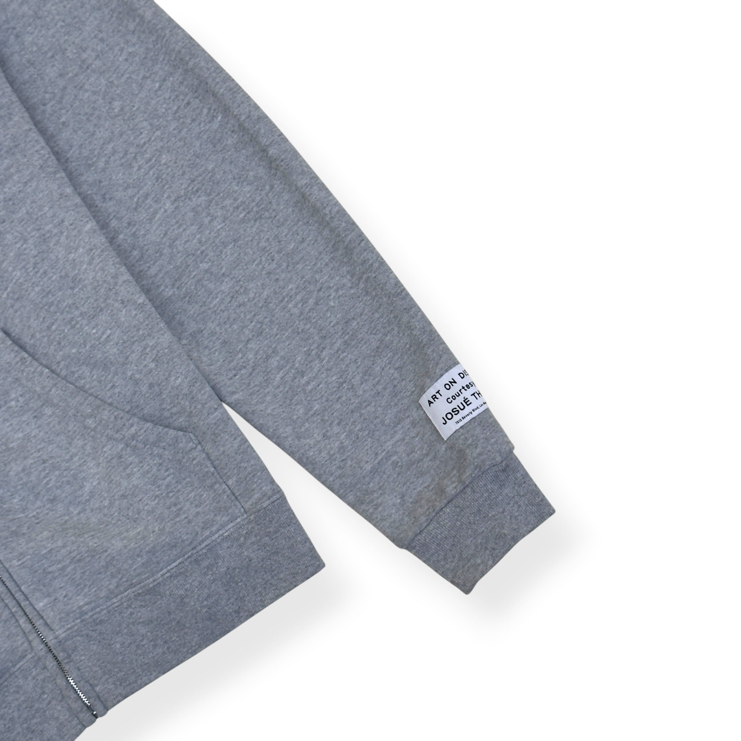 GALLERY DEPT. DEPT DE LA GALERIE ZIP-UP HOODIE GREY L