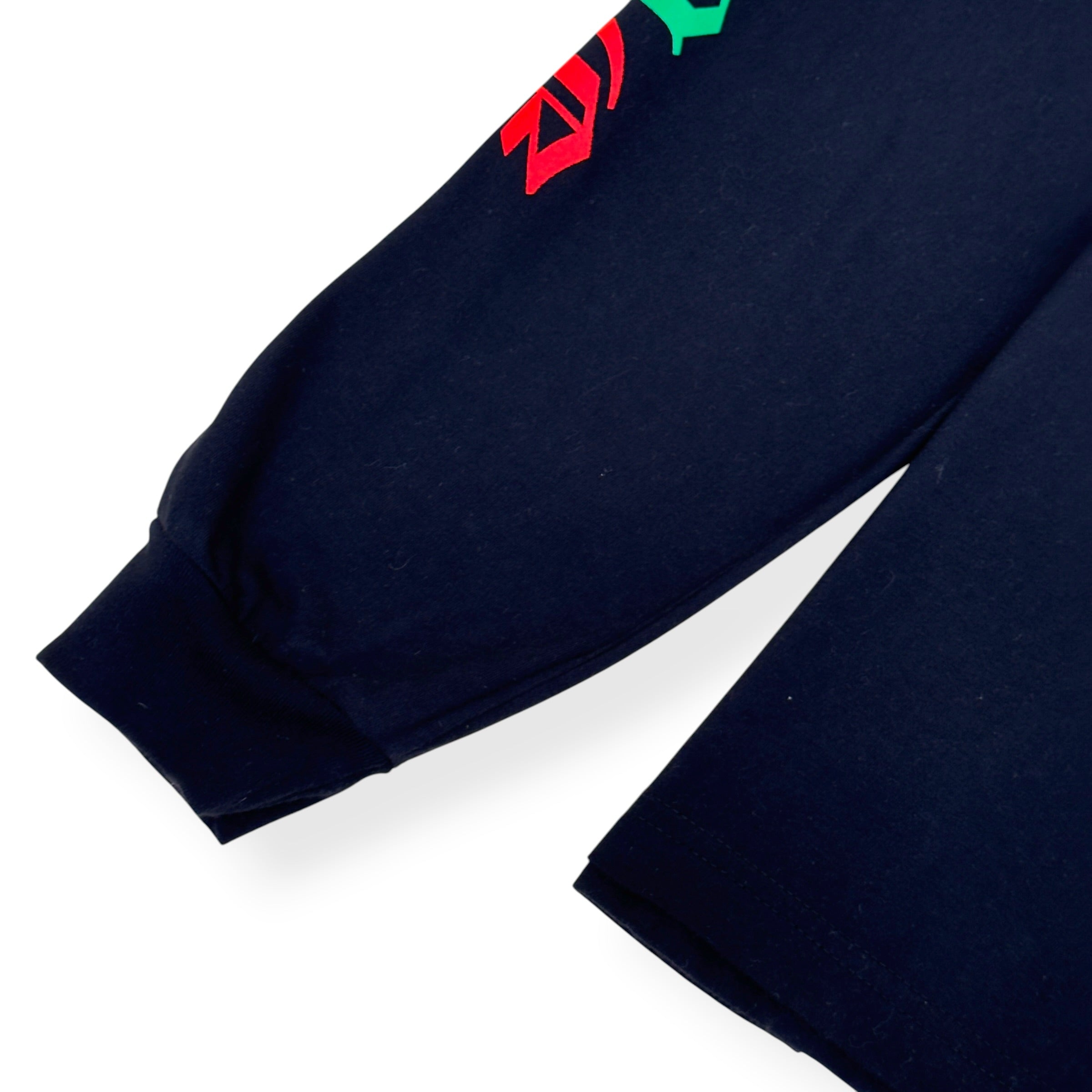 CHROME HEARTS CROSS LOGO LONG-SLEEVE T-SHIRT BLACK / MULTICOLOUR XL