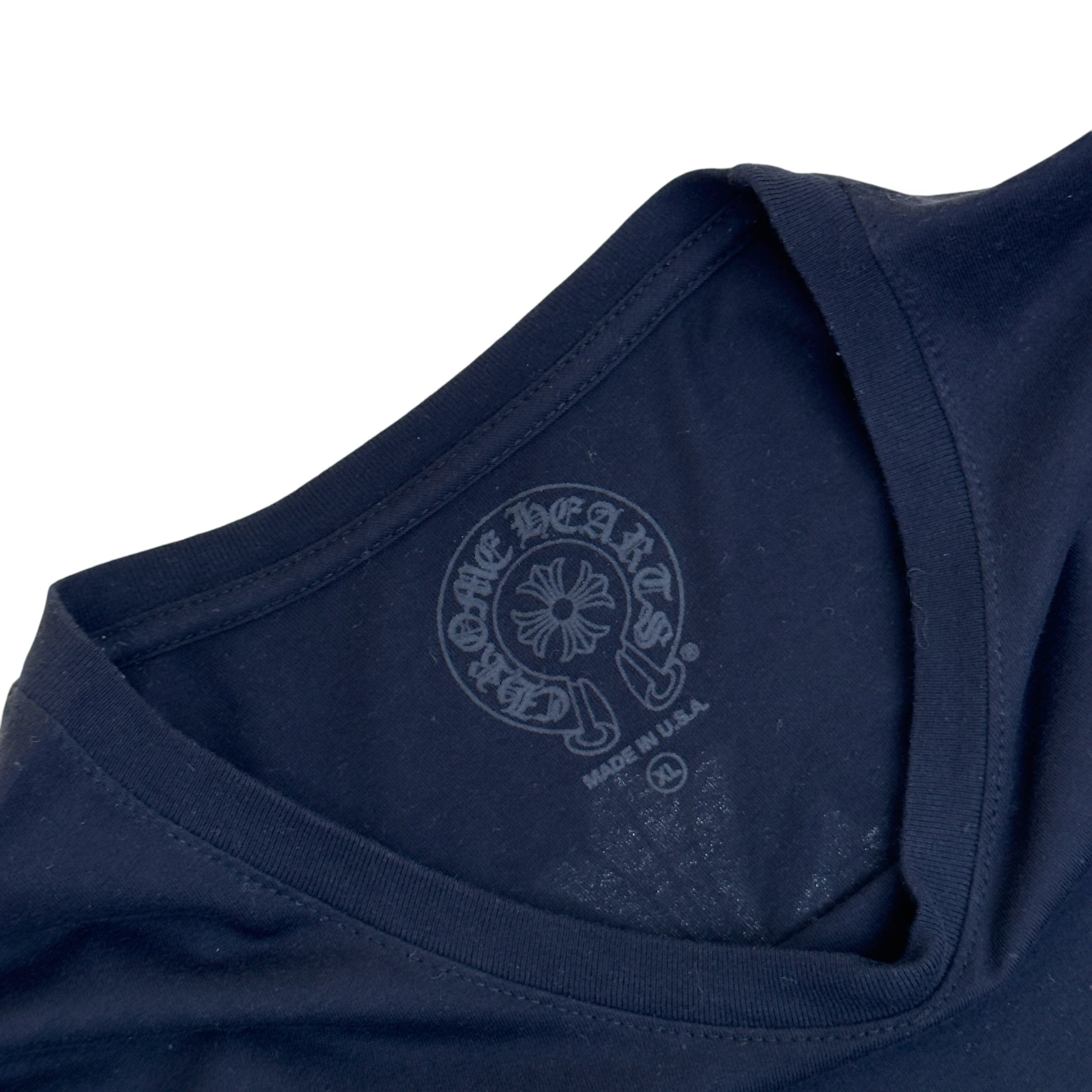 CHROME HEARTS CROSS LOGO LONG-SLEEVE T-SHIRT BLACK / MULTICOLOUR XL