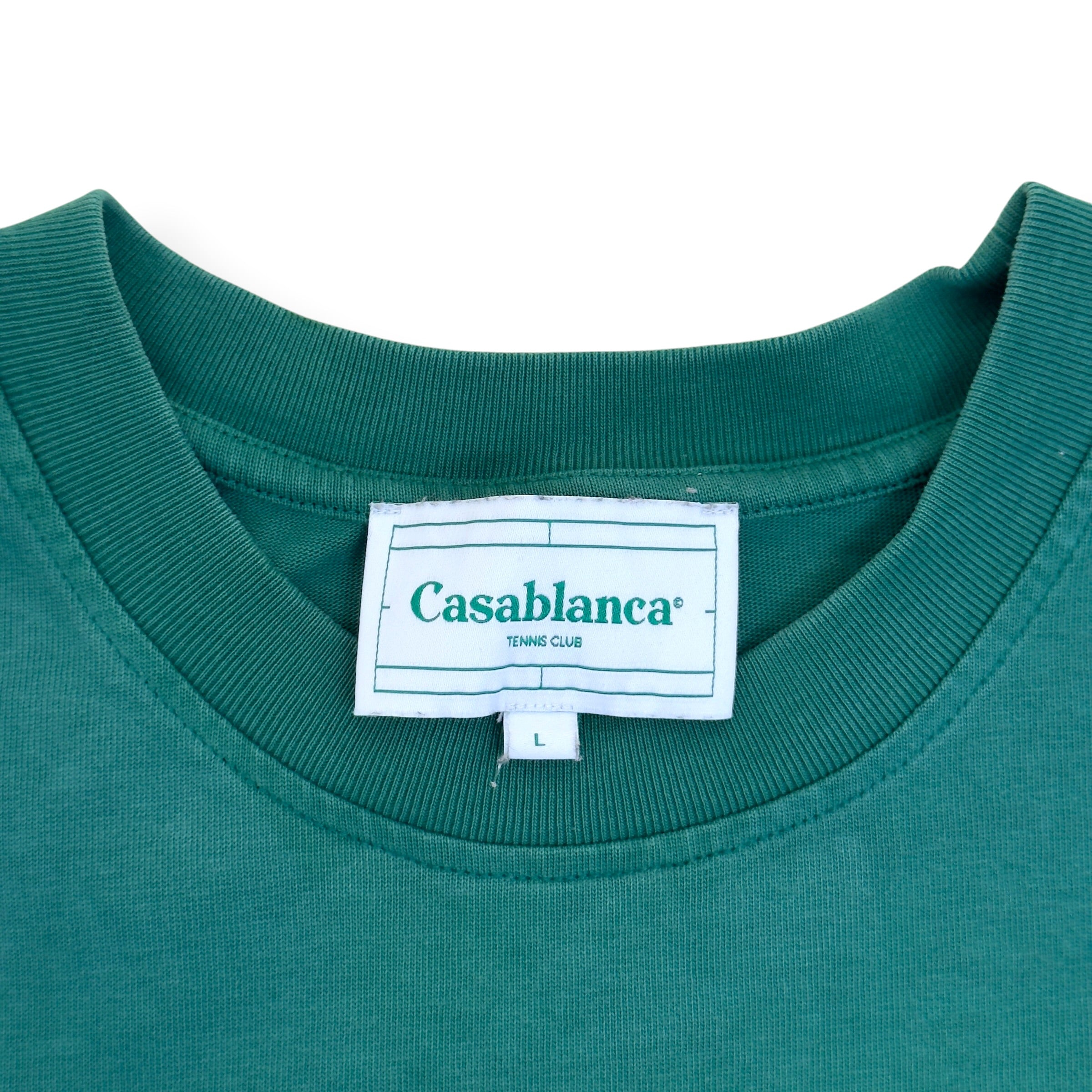 CASABLANCA CASA WAY GRAPHIC T-SHIRT GREEN L