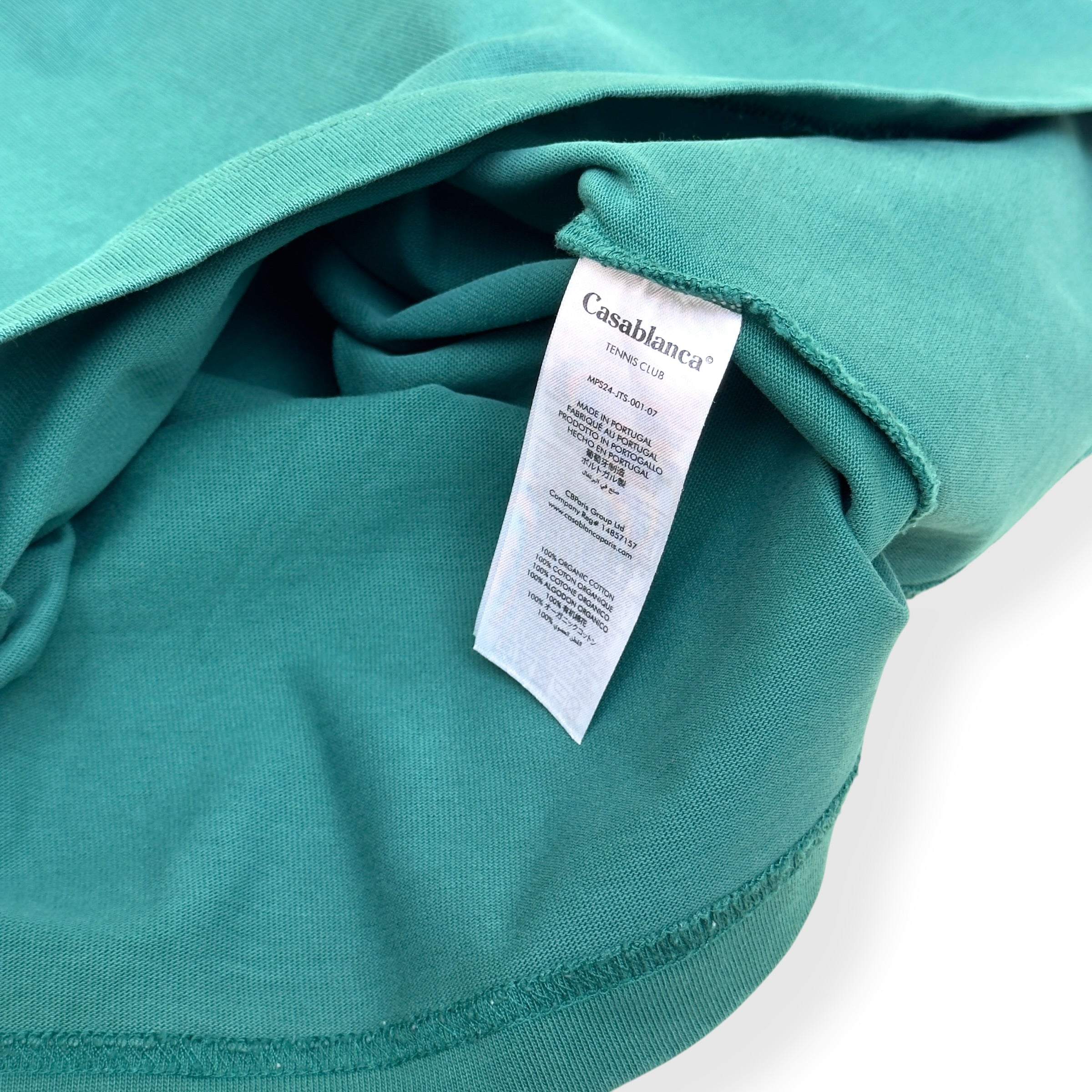 CASABLANCA CASA WAY GRAPHIC T-SHIRT GREEN L