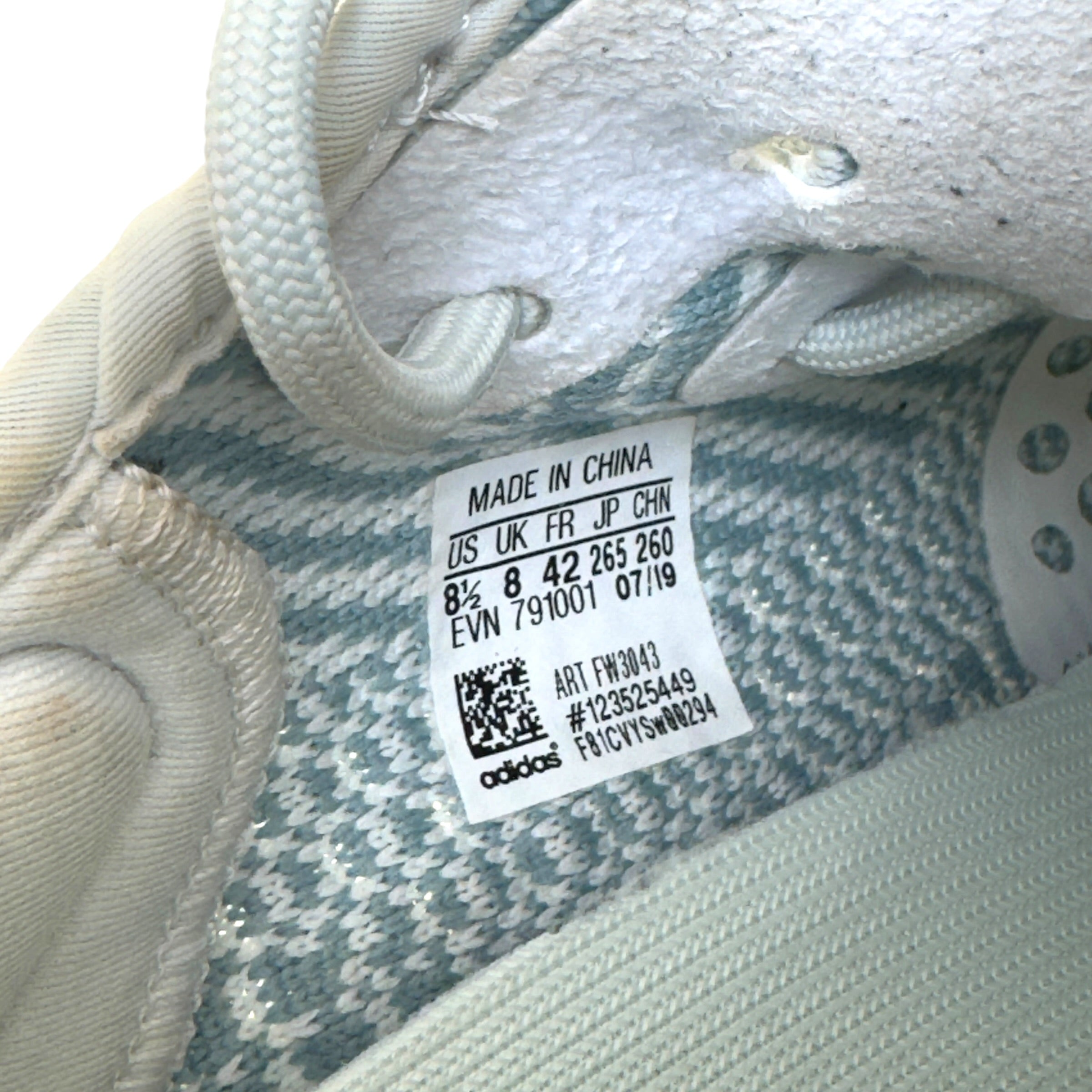 YEEZY BOOST 350 V2 SNEAKER CLOUD WHITE UK8