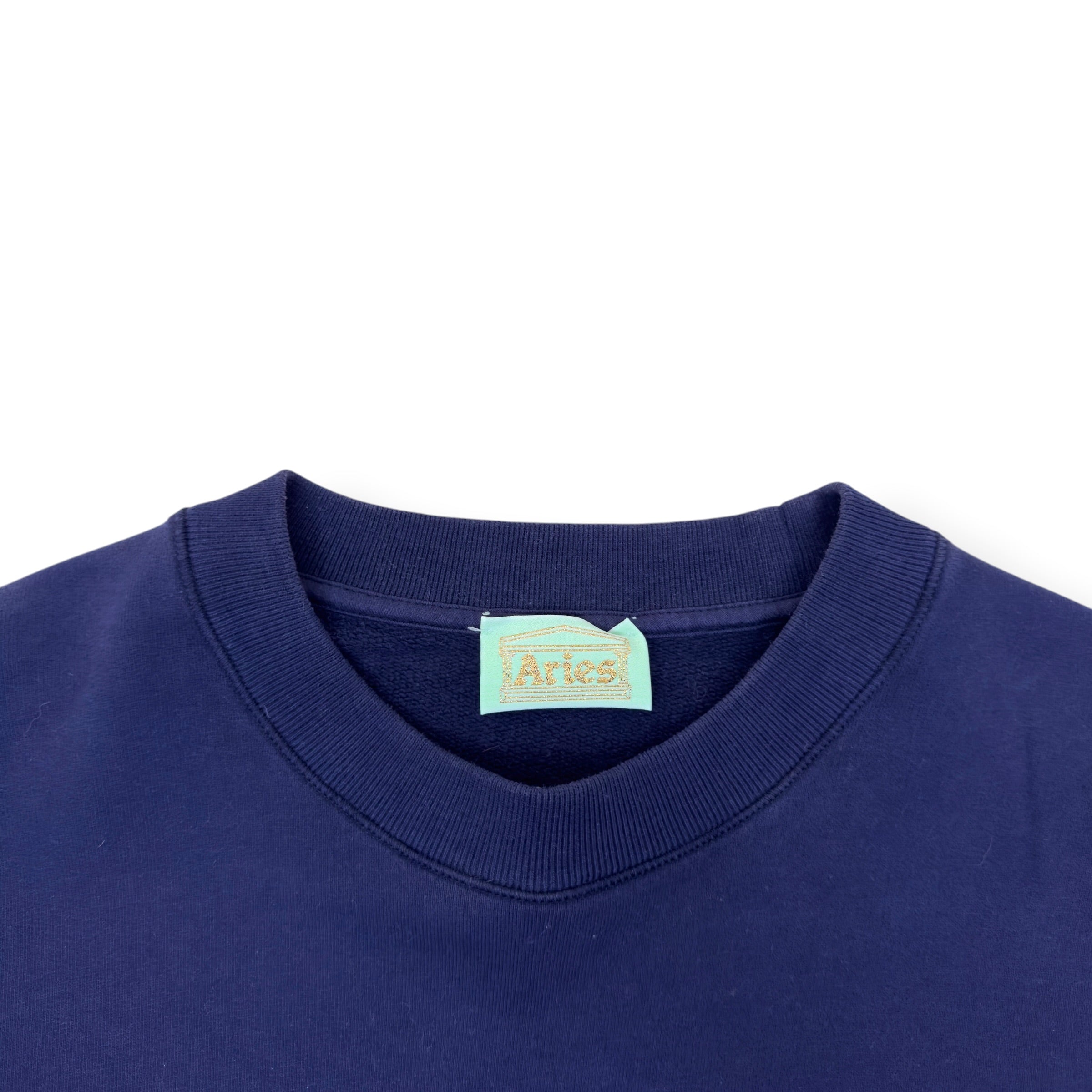 ARIES MINI TEMPLE SWEATSHIRT NAVY M