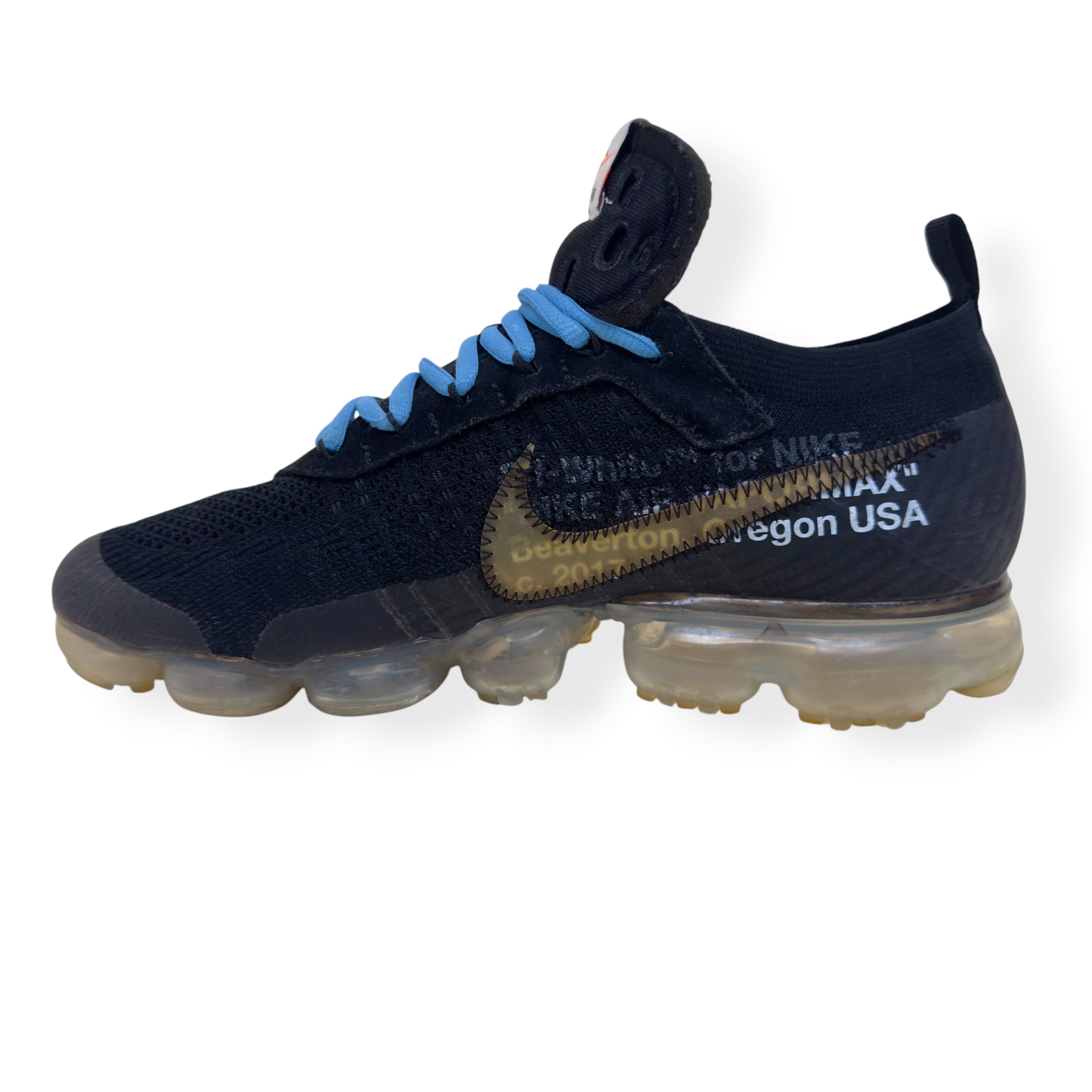 NIKE X OFF-WHITE VAPORMAX SNEAKER BLACK UK8